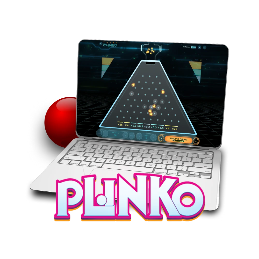 Try your hand and test your fortune at Plinko.