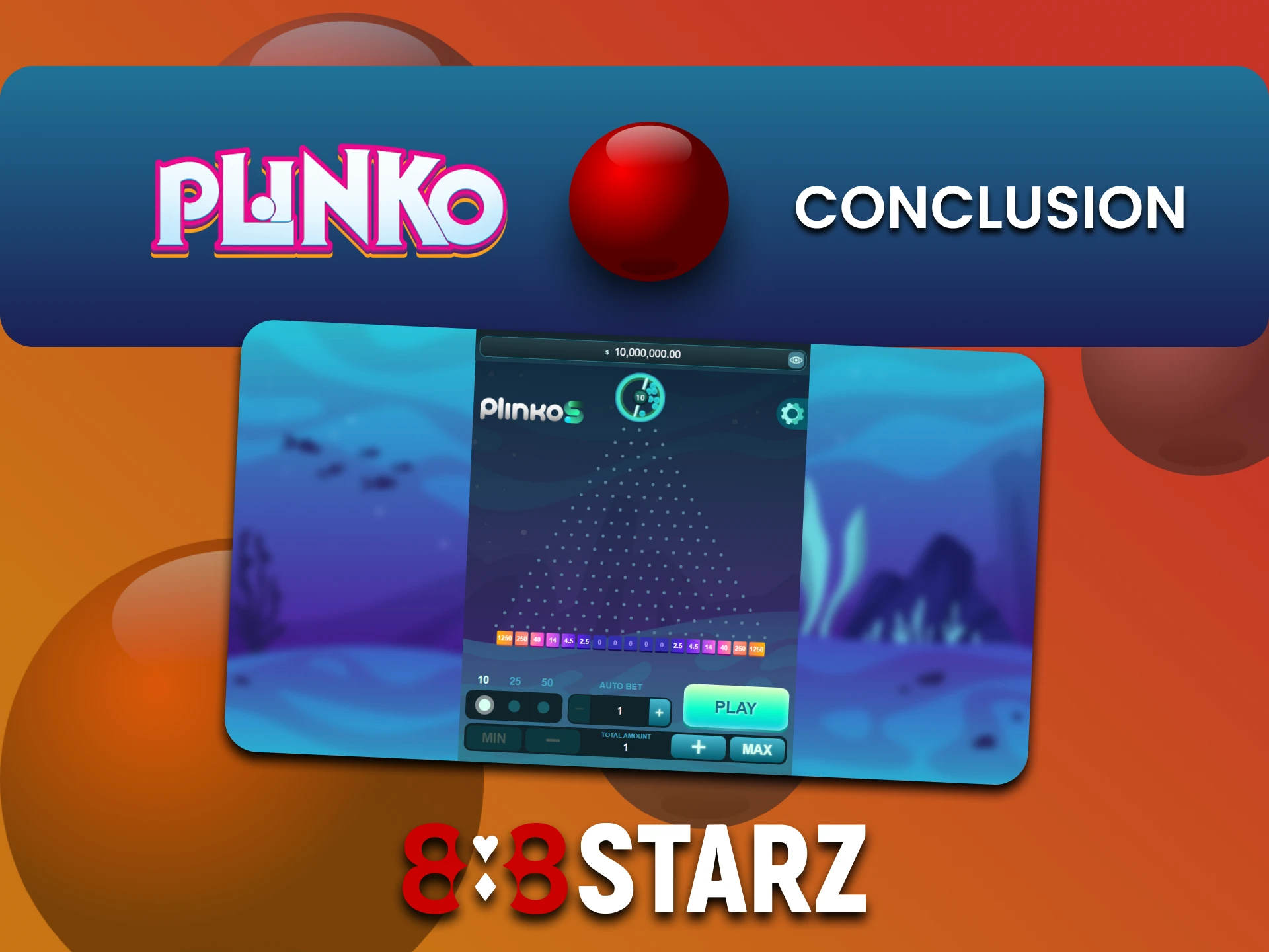 888starz is the choice of many users for playing Plinko.