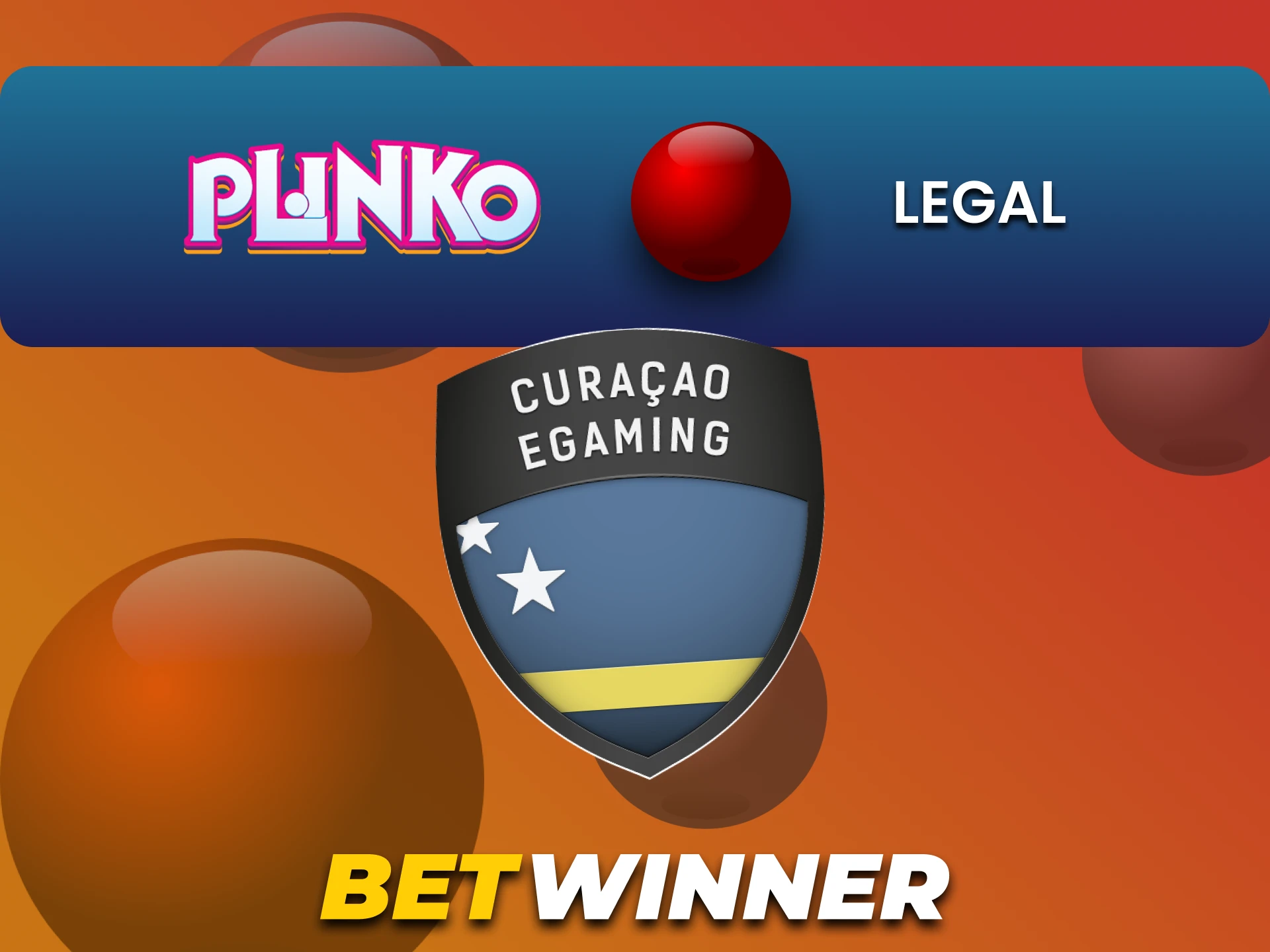 Betwinner is a legal site to play Plinko.