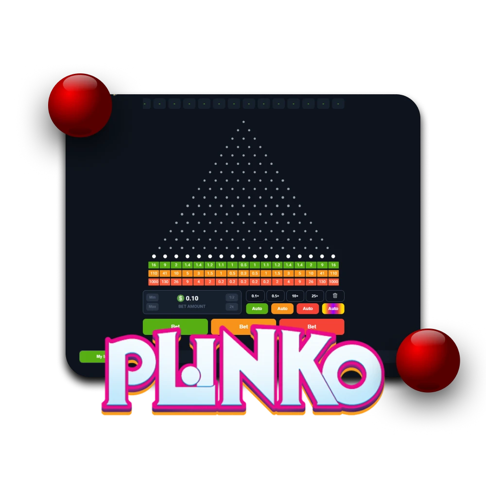 Learn how to start playing and winning at Plinko.