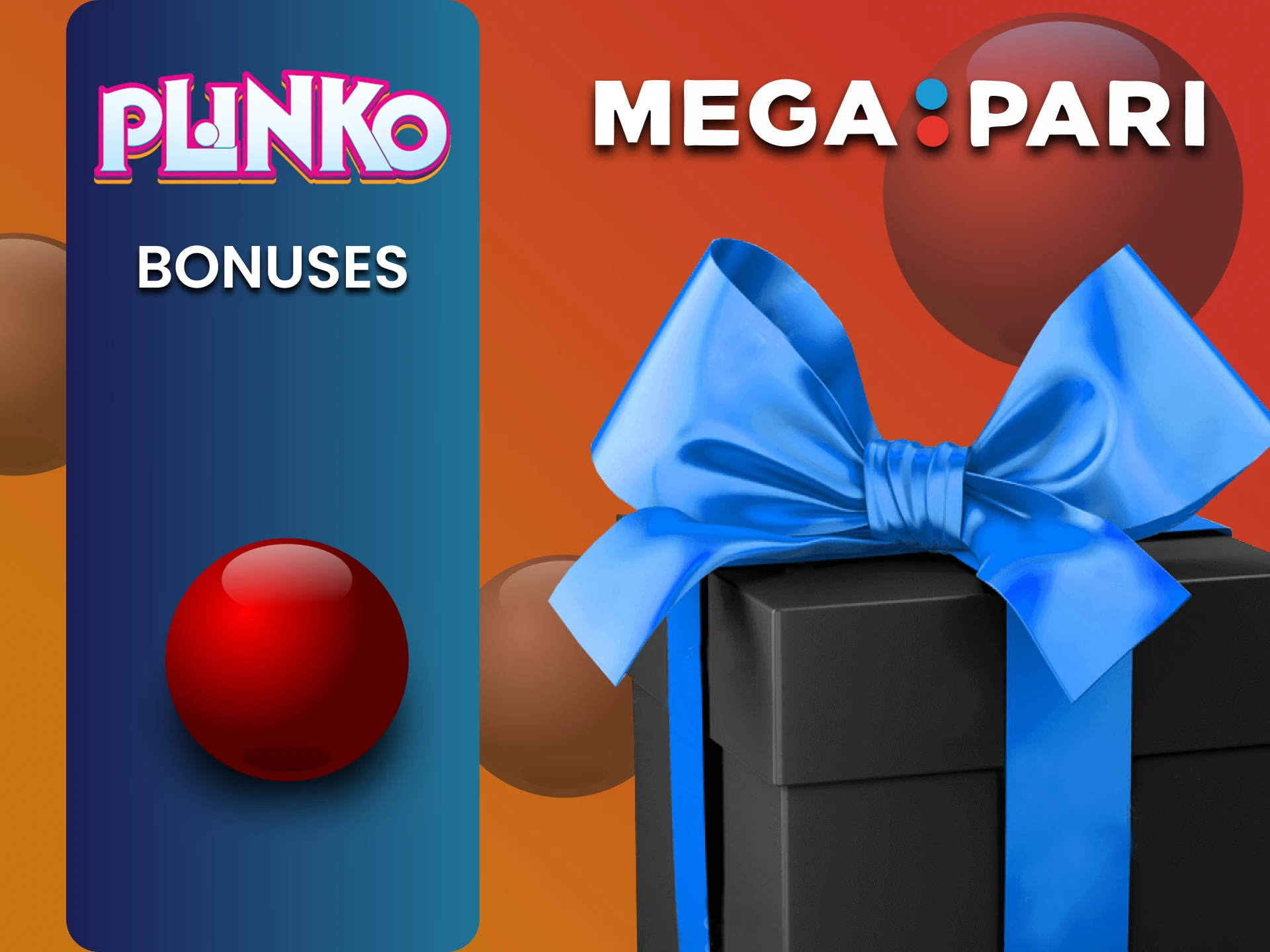 Megapari gives bonuses for playing Plinko.