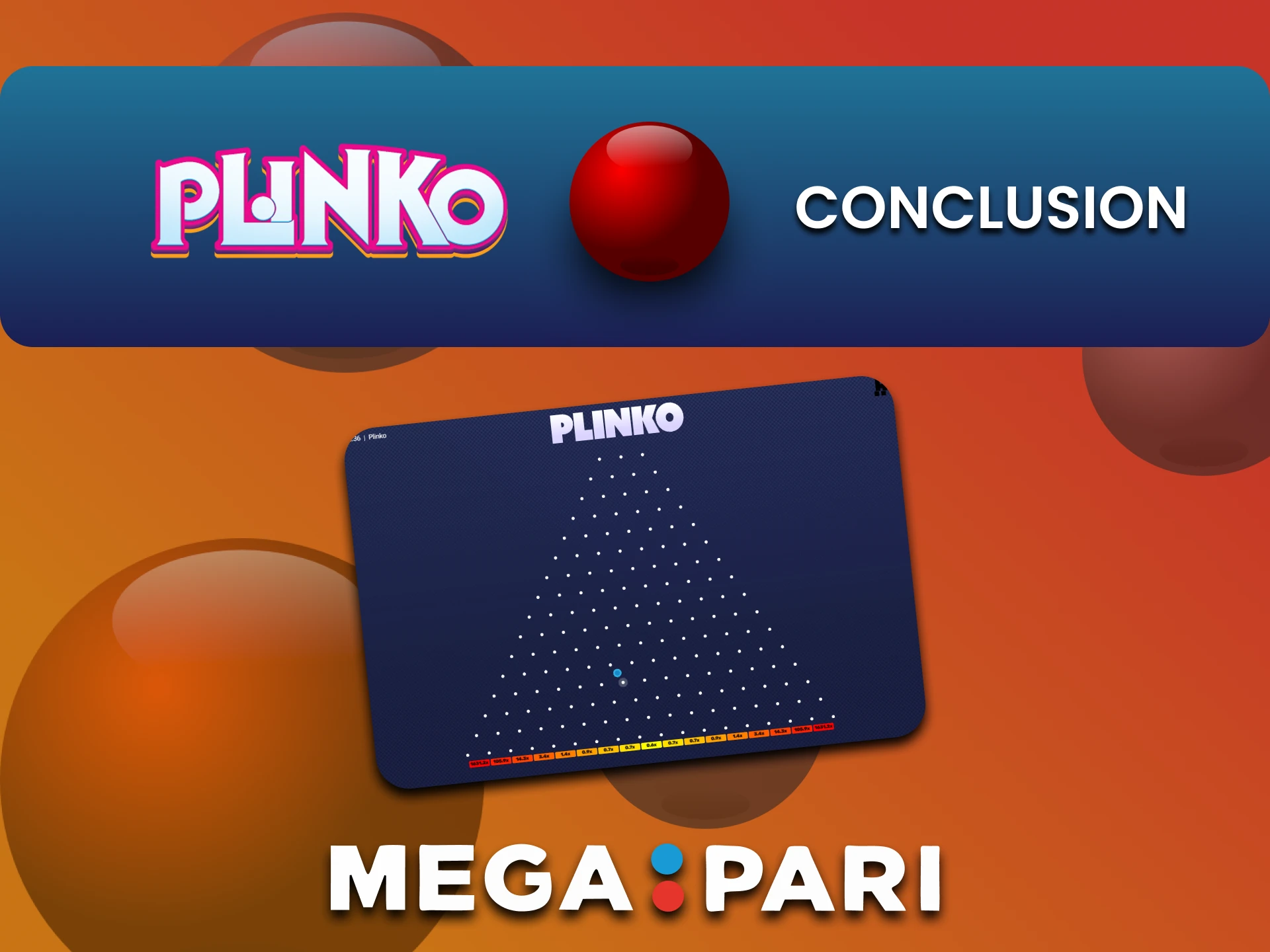 Megapari is perfect for playing Plinko.