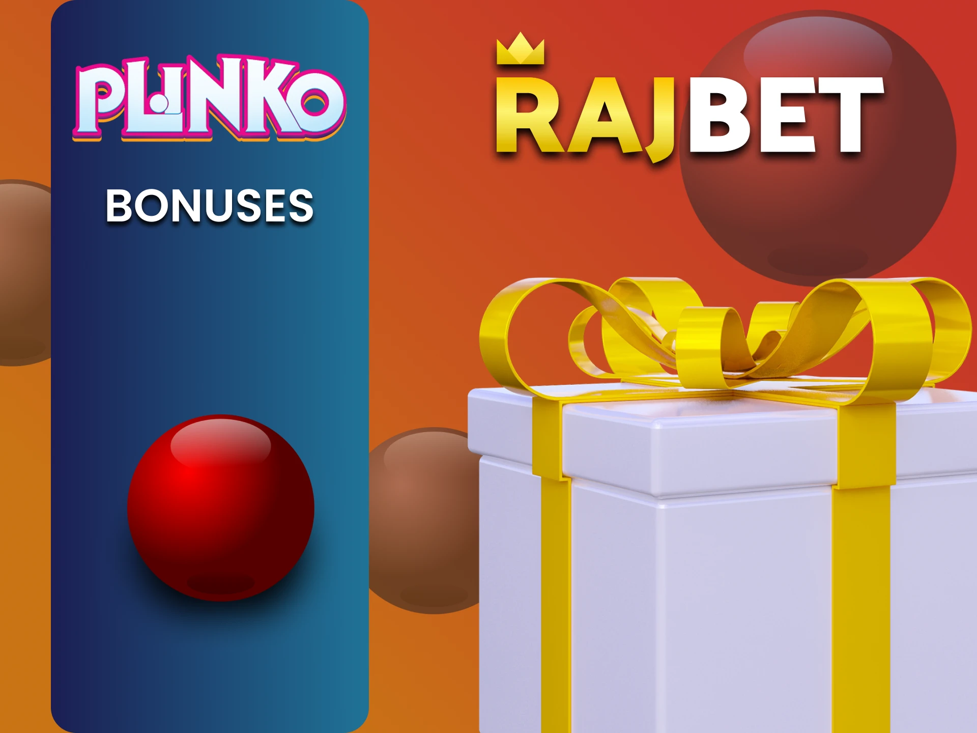 Rajbet gives bonuses for playing Plinko.