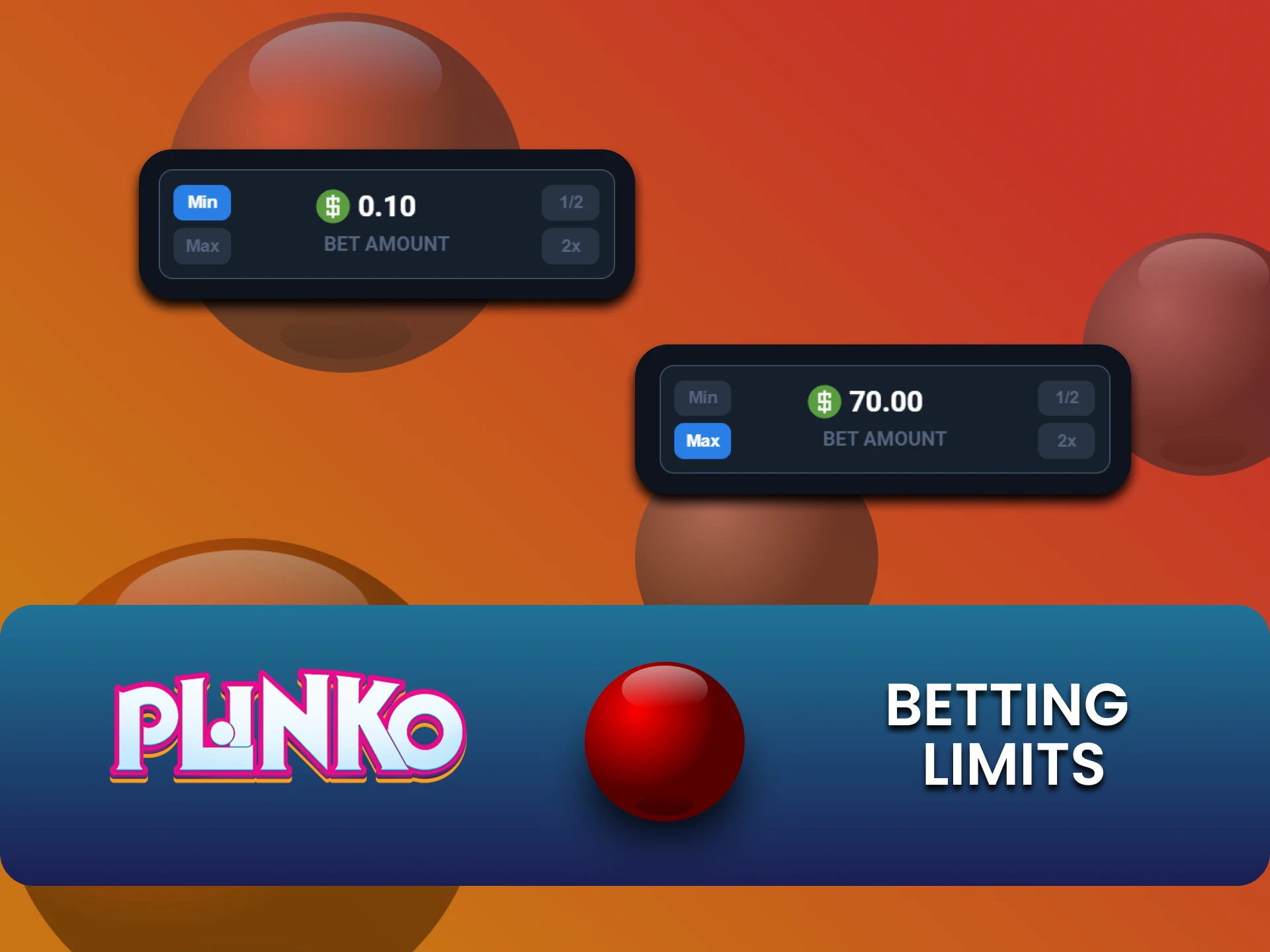 Learn about betting limits in Plinko.