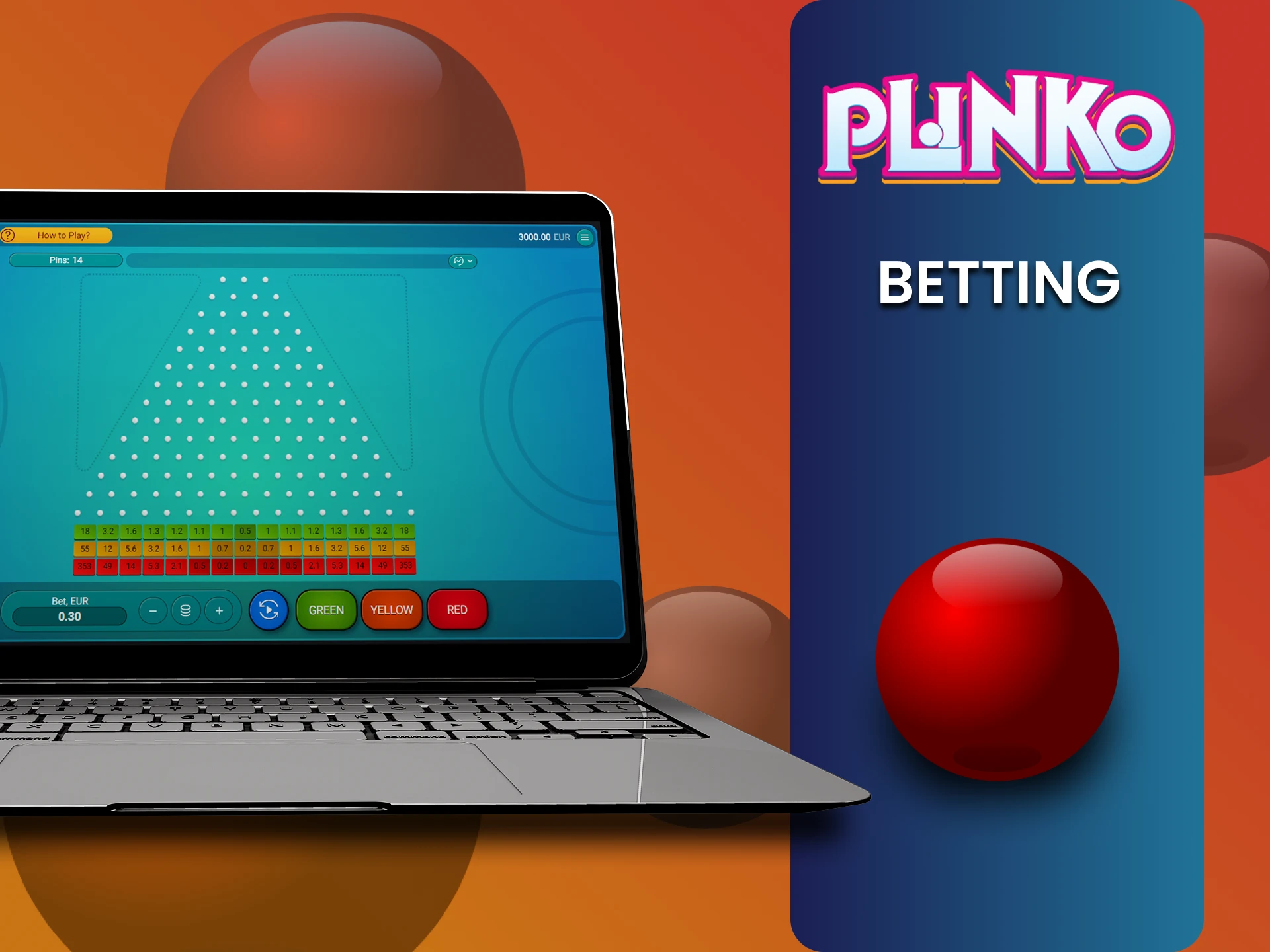 Find out what types of bets you can place on Plinko.