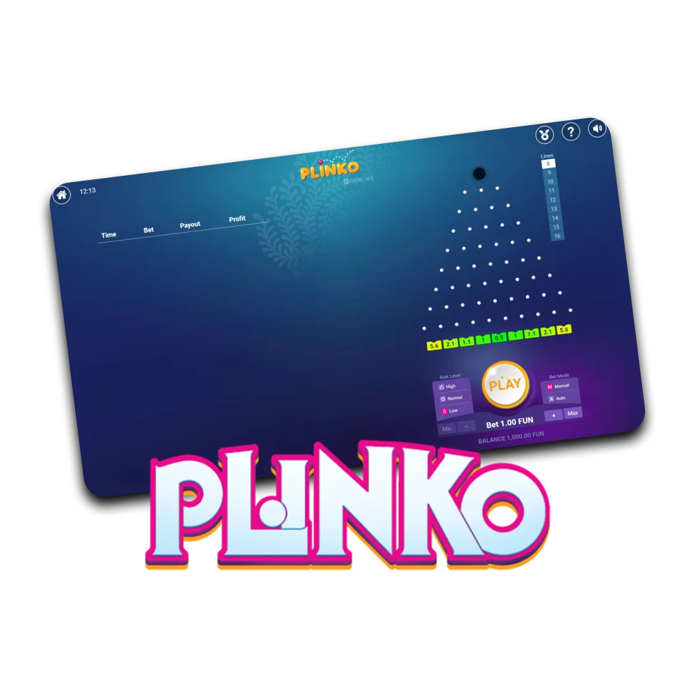 We will tell you all the information about Plinko game.