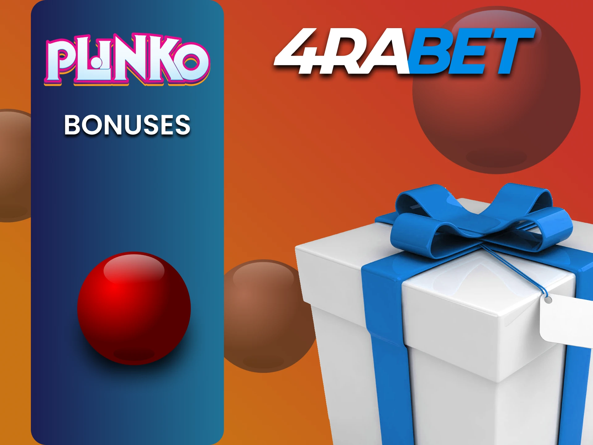 4rabet gives bonuses for Plinko players.