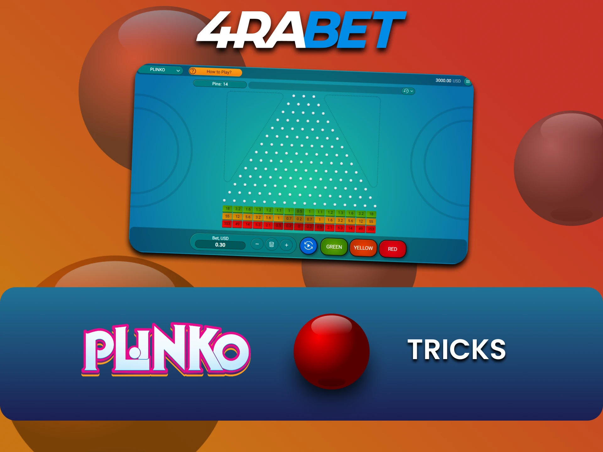 Find out about possible tricks in Plinko at 4rabet.