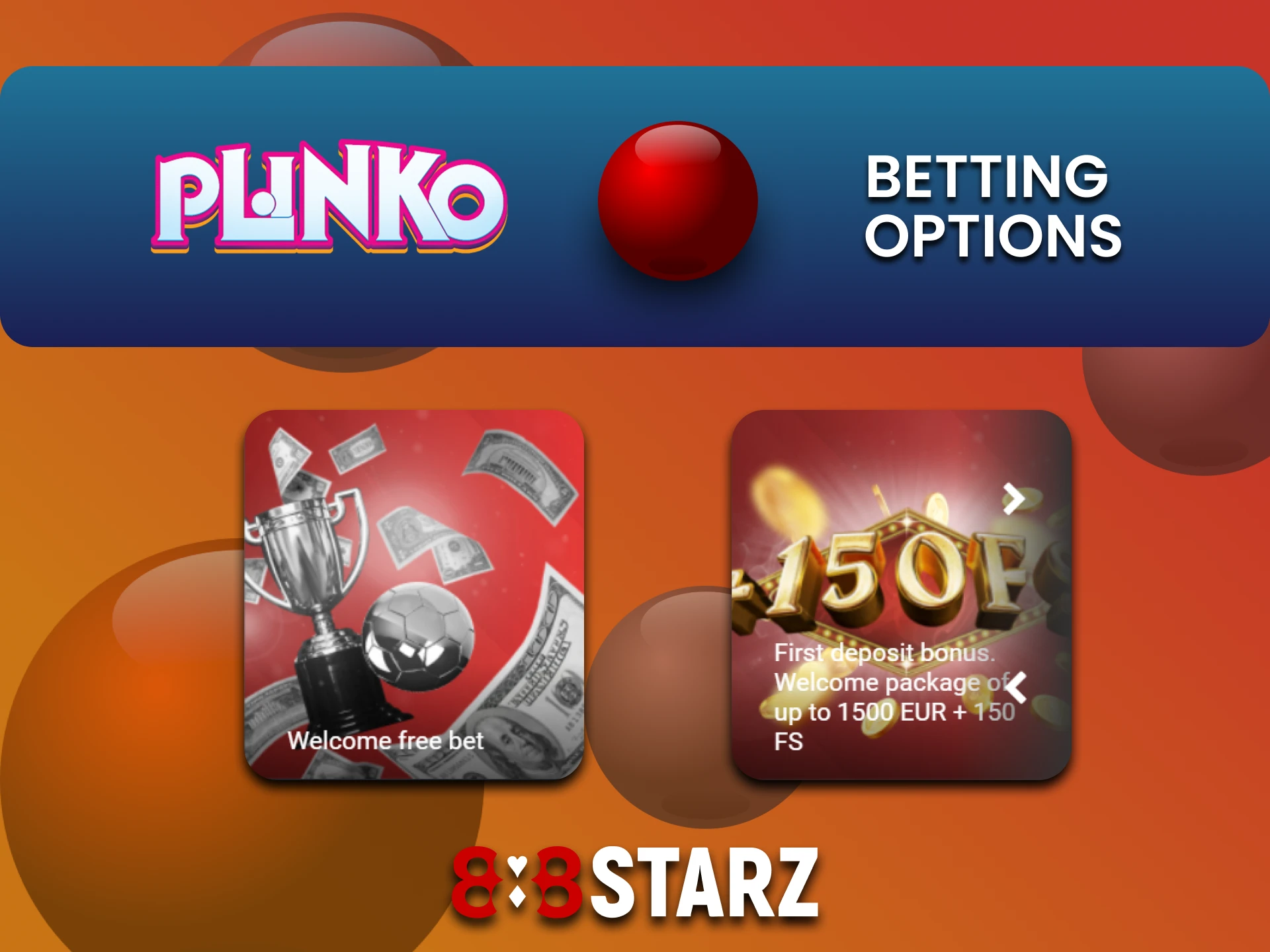 Get a bonus for playing Plinko from 888starz.