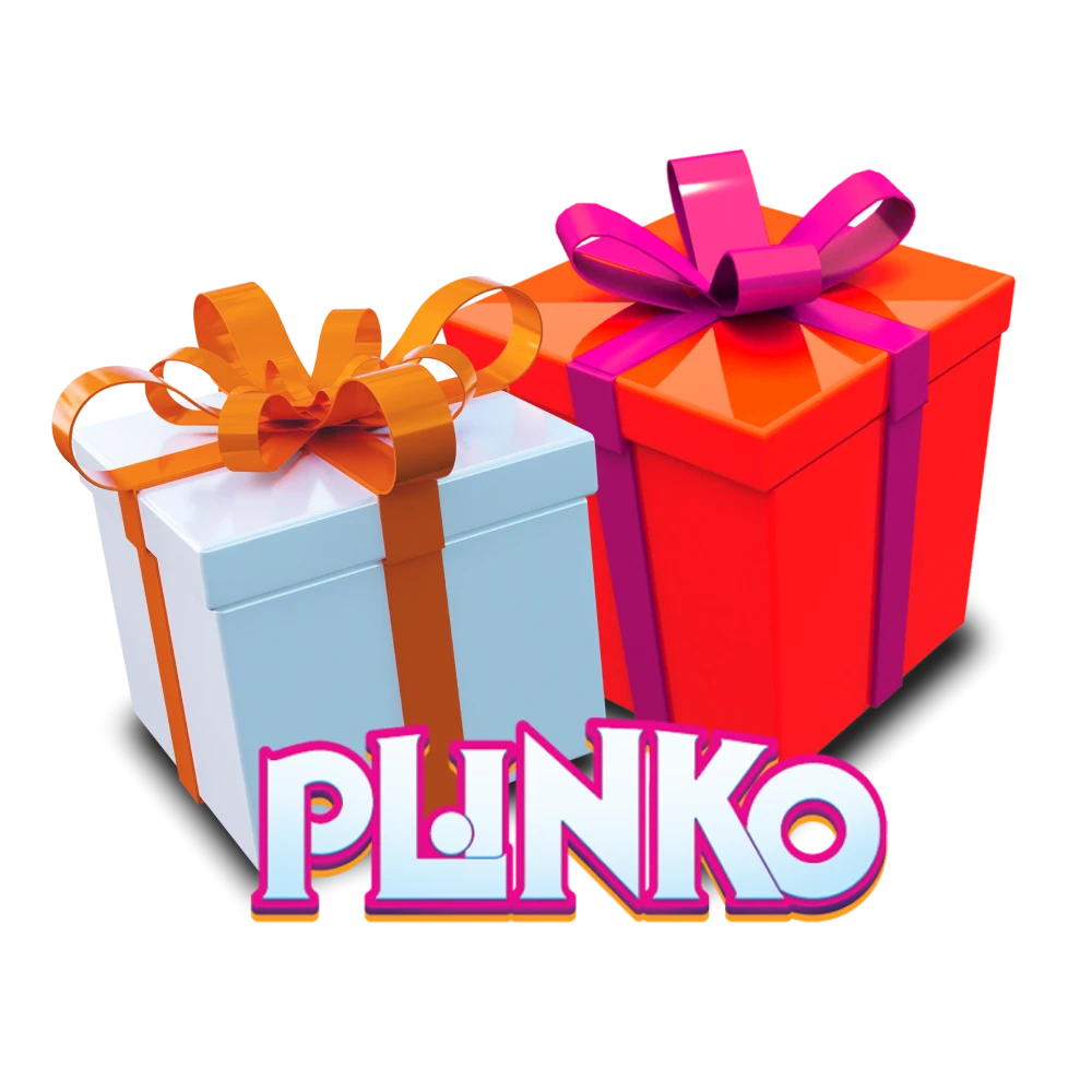 Get bonuses for playing Plinko.