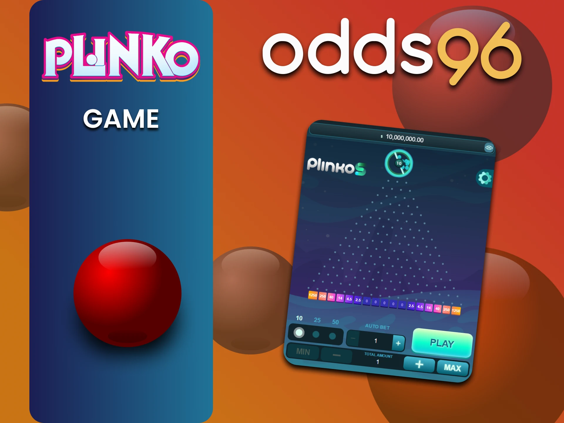Find out all about the Plinko game at odds96.