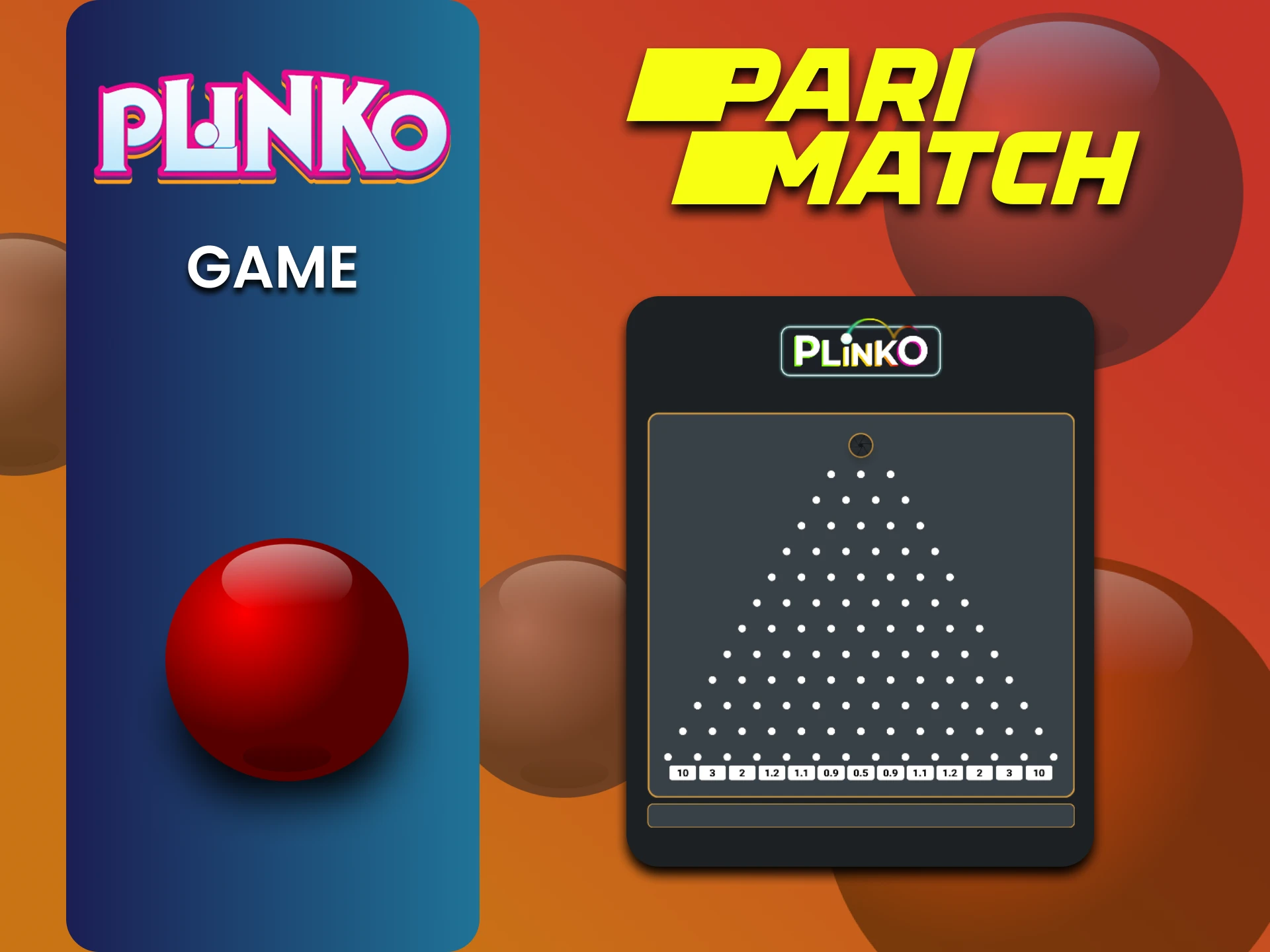 Find out everything about the Plinko game on Parimatch.