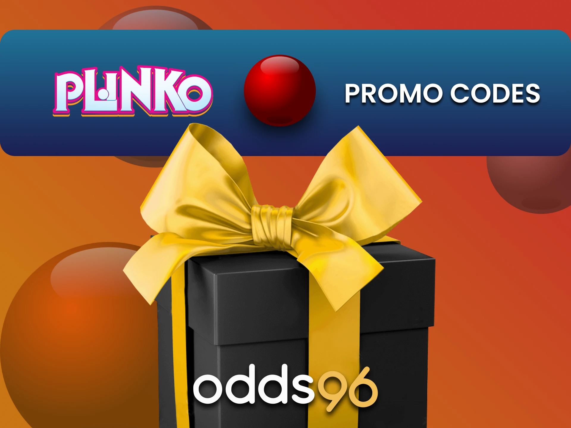 Odds96 gives a bonus promo code for playing Plinko.