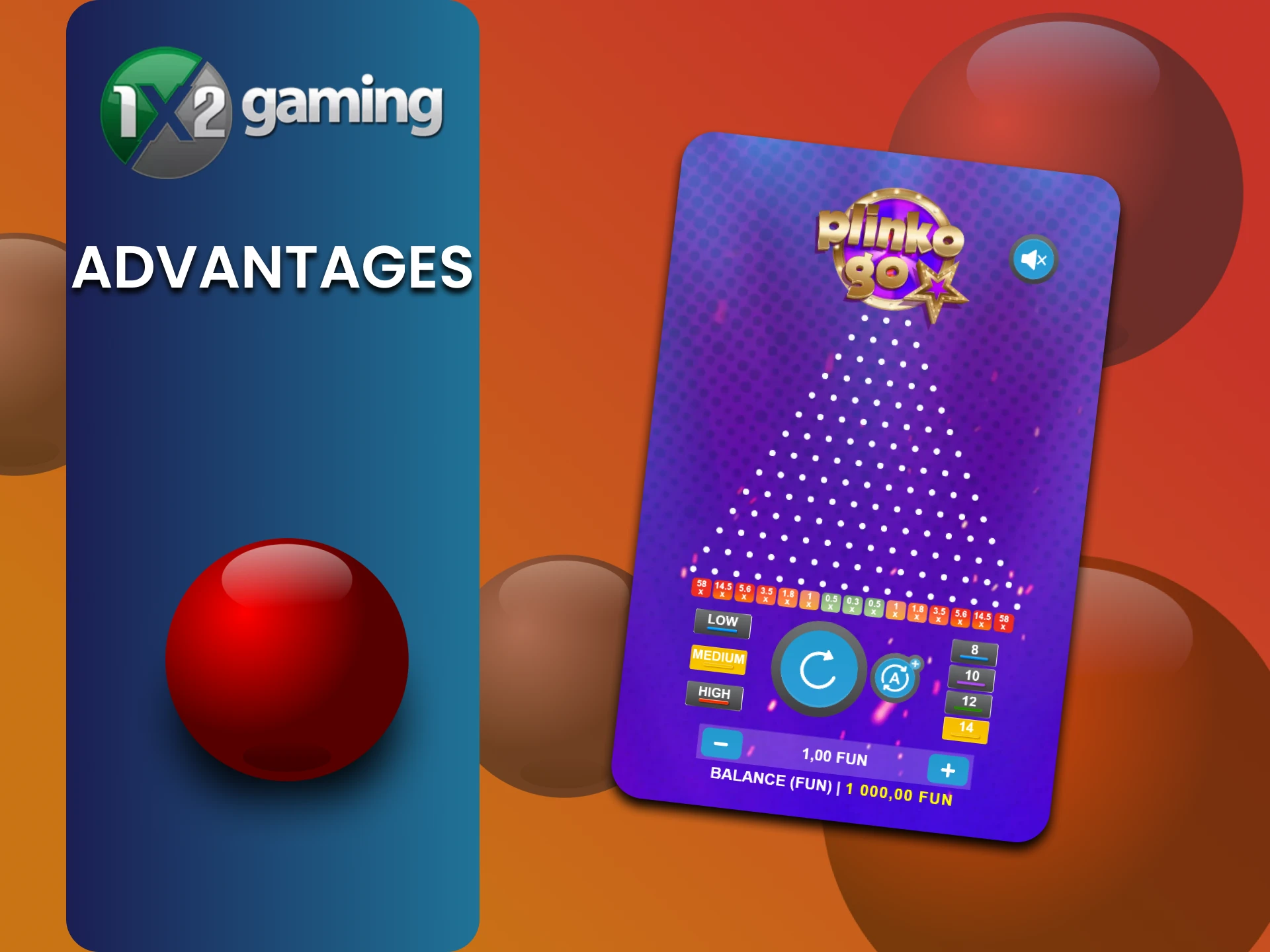We will tell you about the advantages of the 1x2 gaming provider.