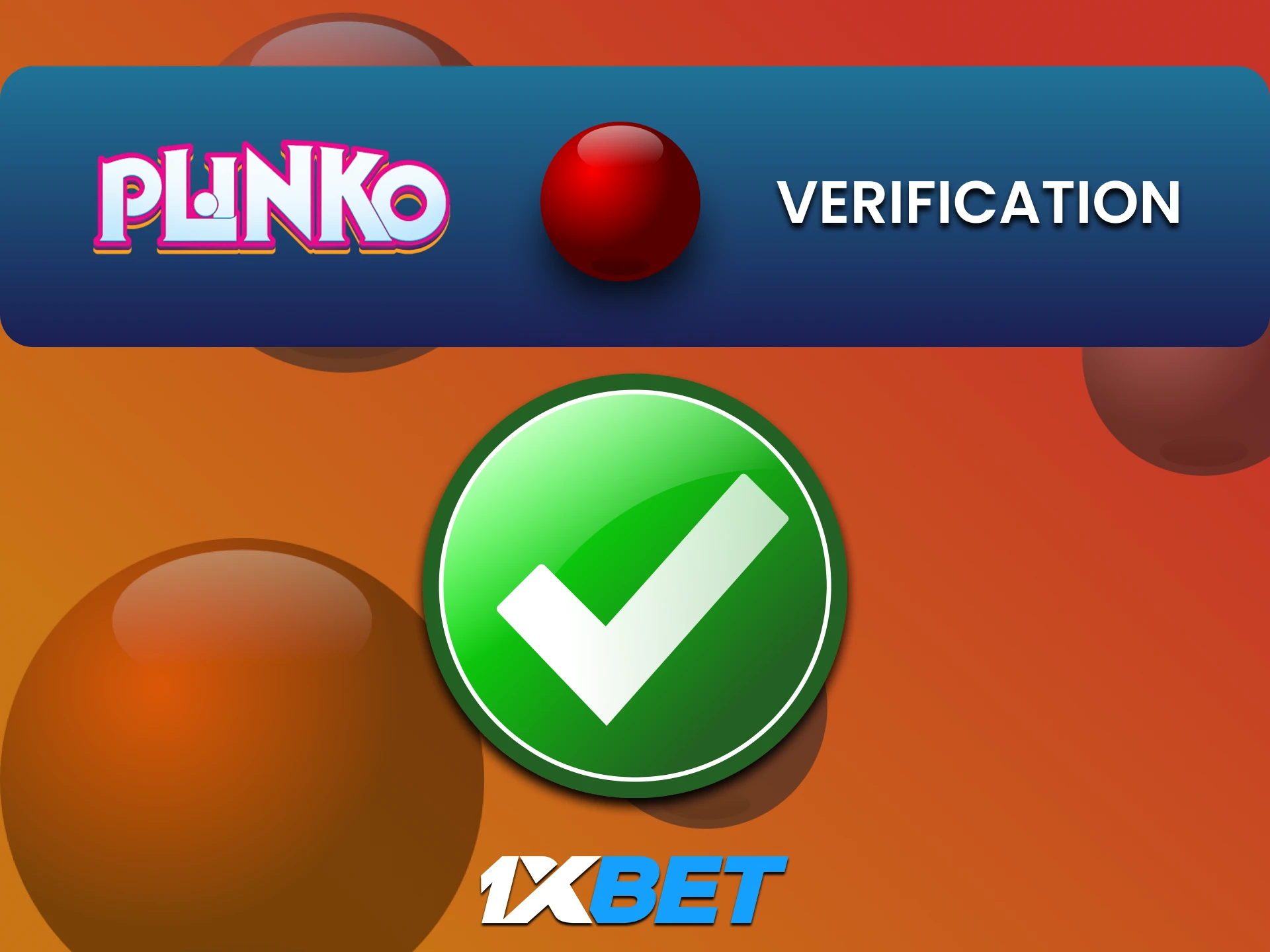 Fill in the necessary data on 1xbet to play Plinko.