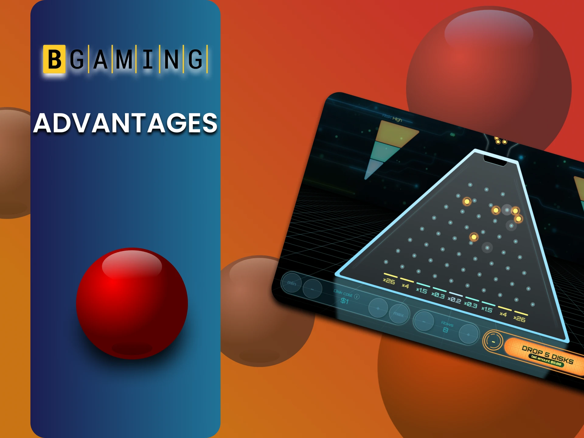Find out about the advantages of BGaming over other providers.