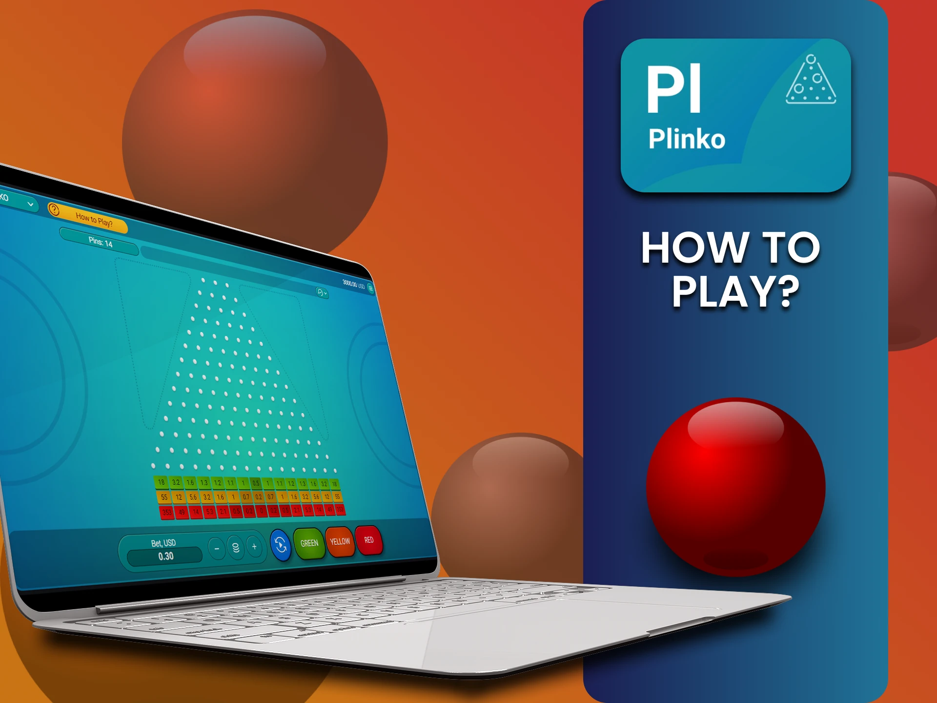 We will tell you how to play Plinko from Spribe.
