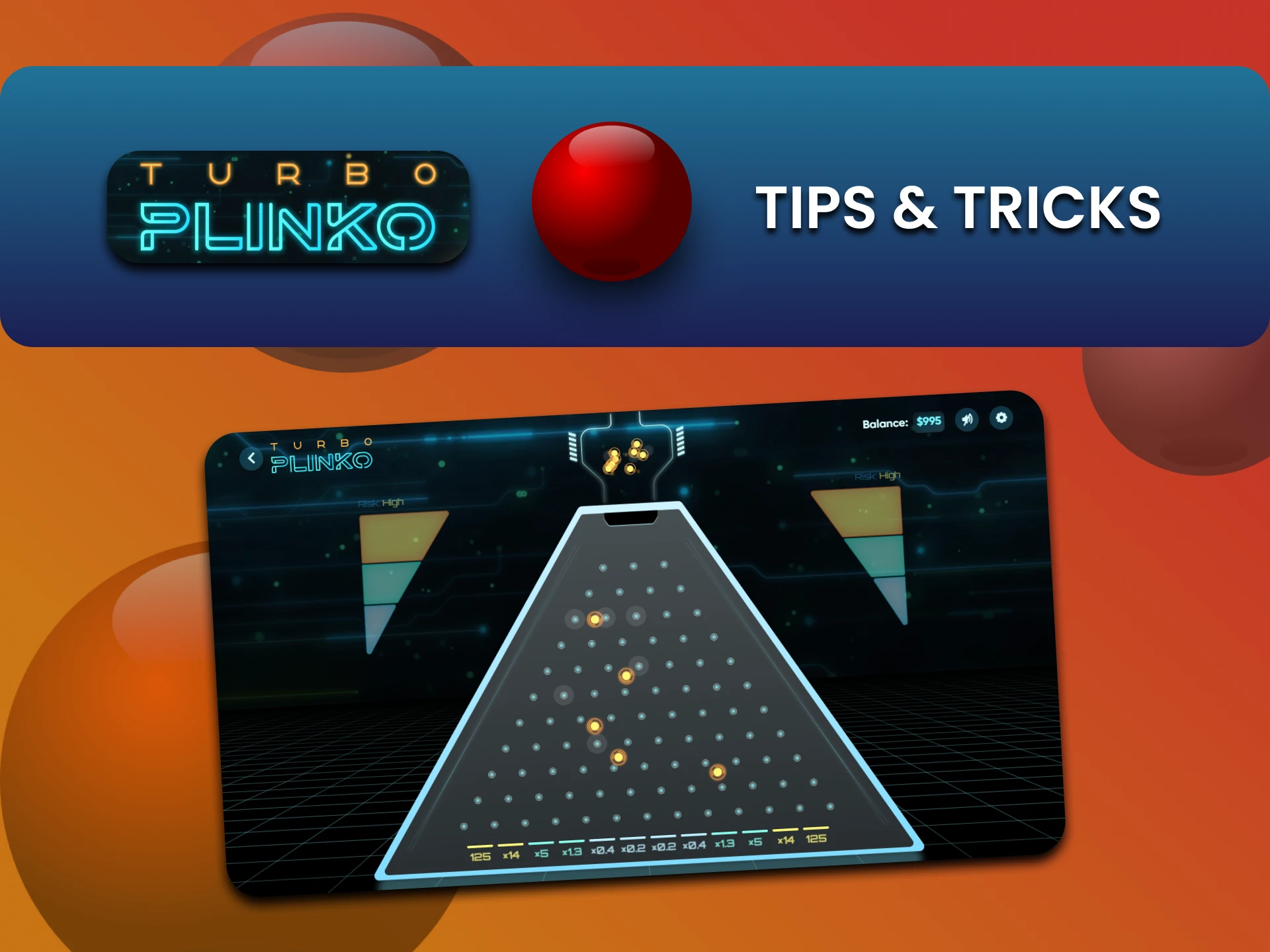 Learn winning tricks for the game Plinko Turbo.