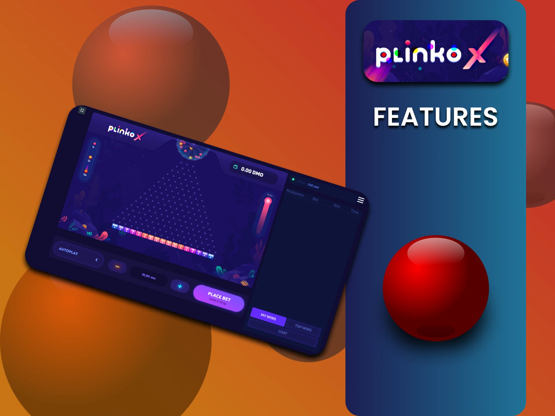 Find out how the Plinko X game works.