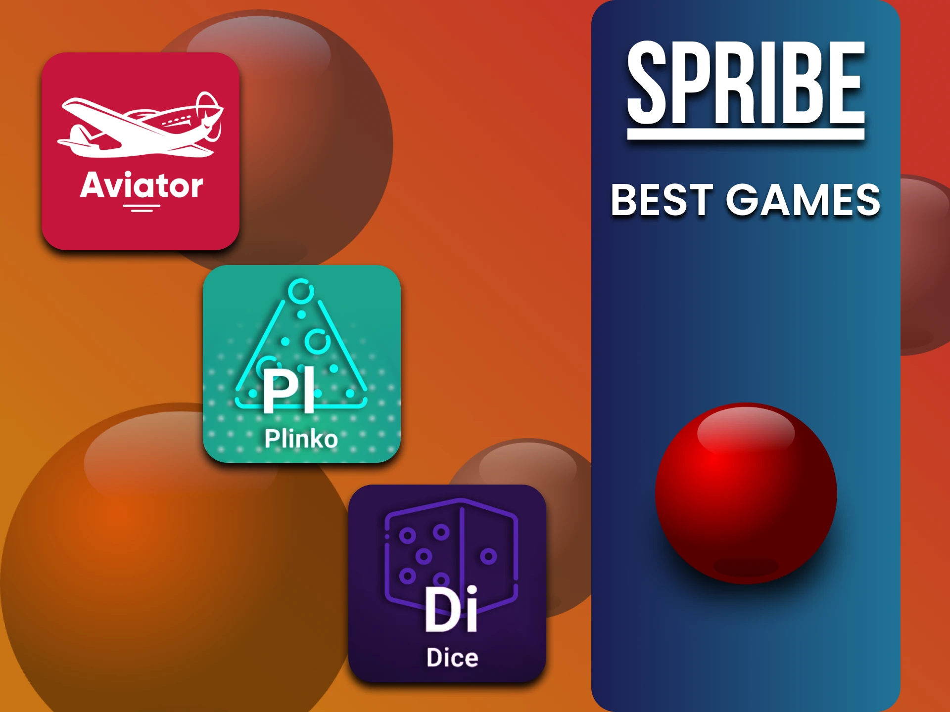 Play the best games from Spribe.
