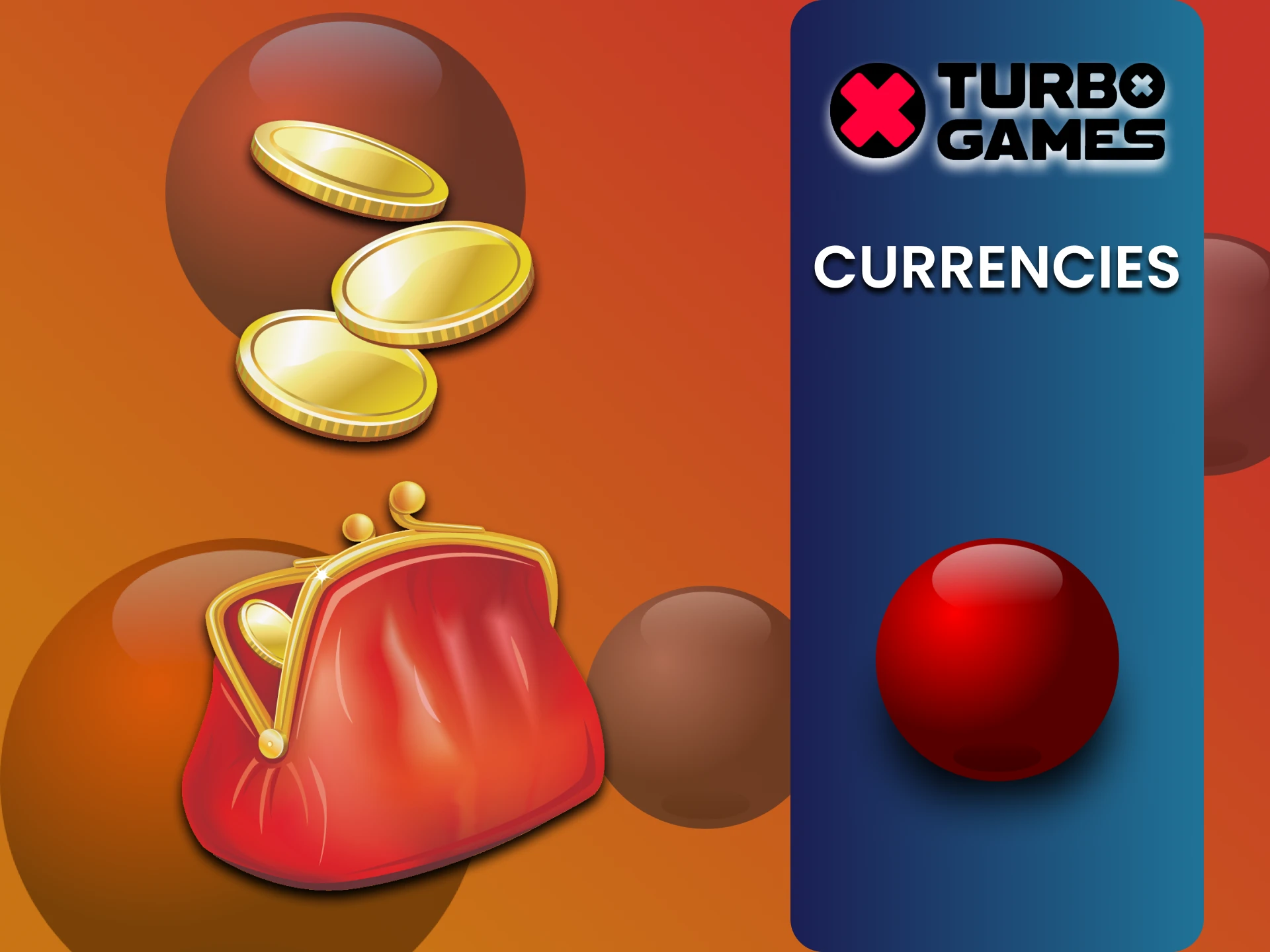Choose the currency that is convenient for you in games from Turbo Games.