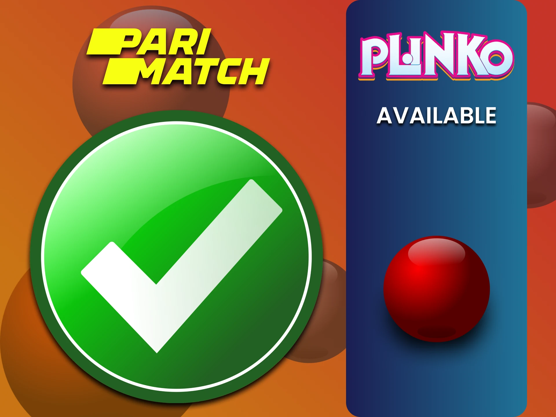 Find out which providers offer Plinko on Parimatch.