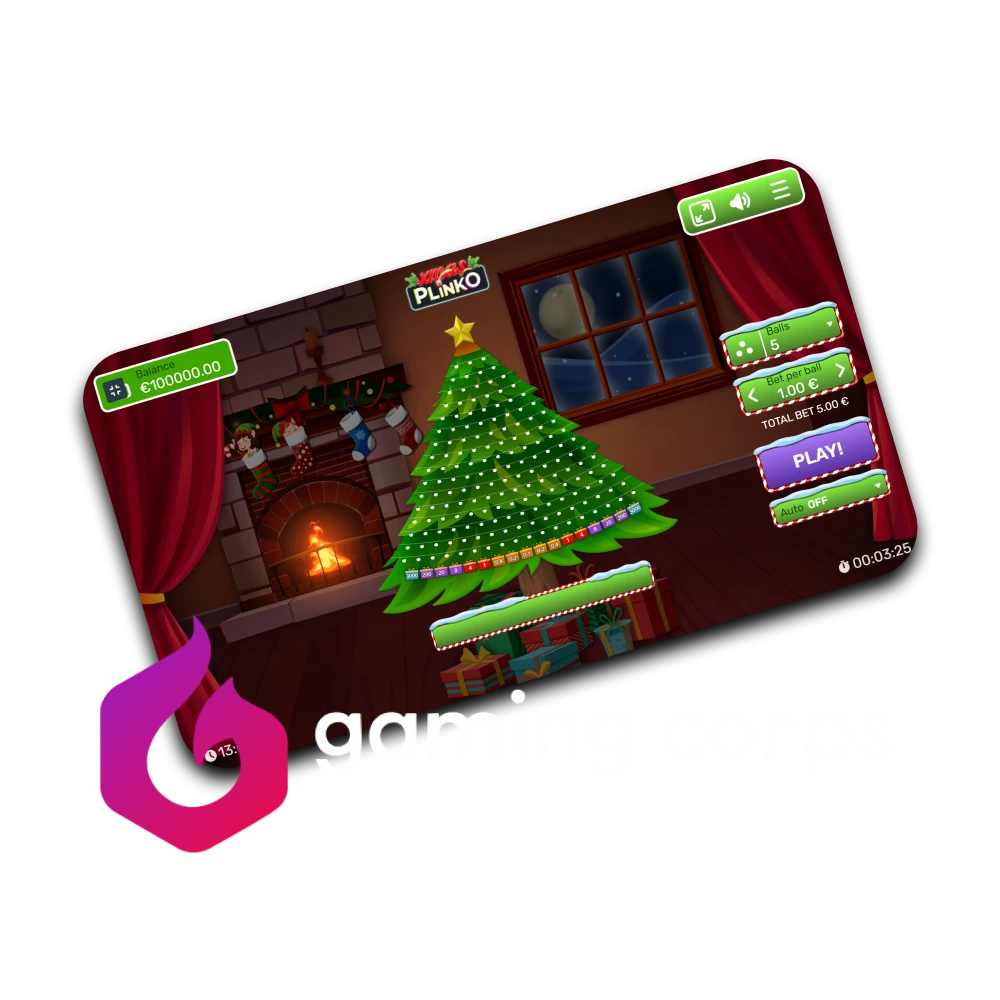 We will talk about the Gaming Corps provider and the Plinko game.