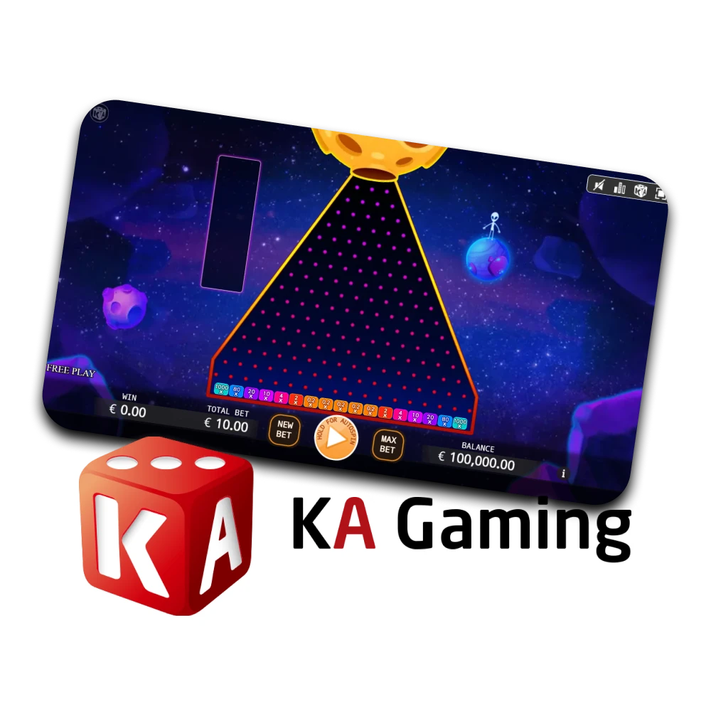 We will share information about PlinkoS and its provider KA Gaming.