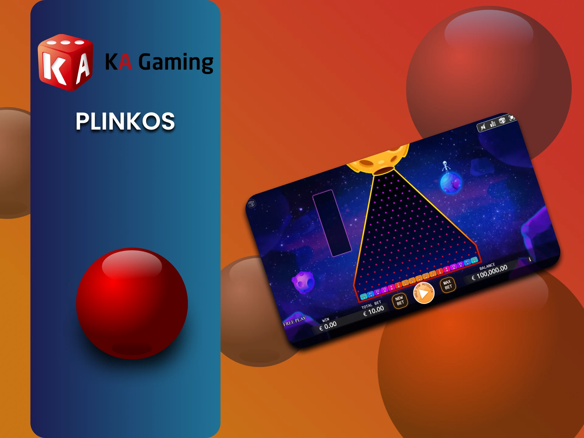 We will talk about the game Plinko from KA Gaming.