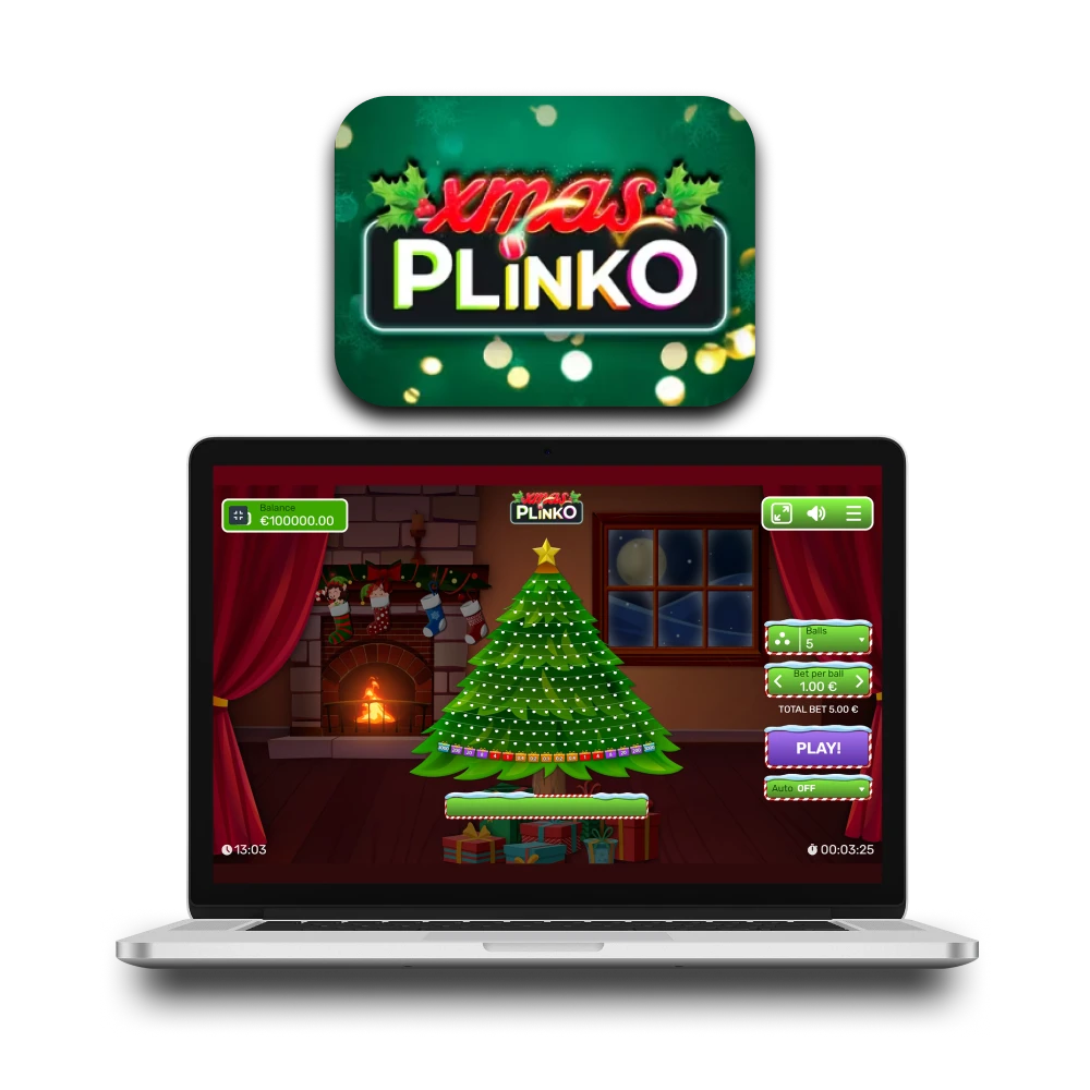 For casino games, choose Plinko Xmas.