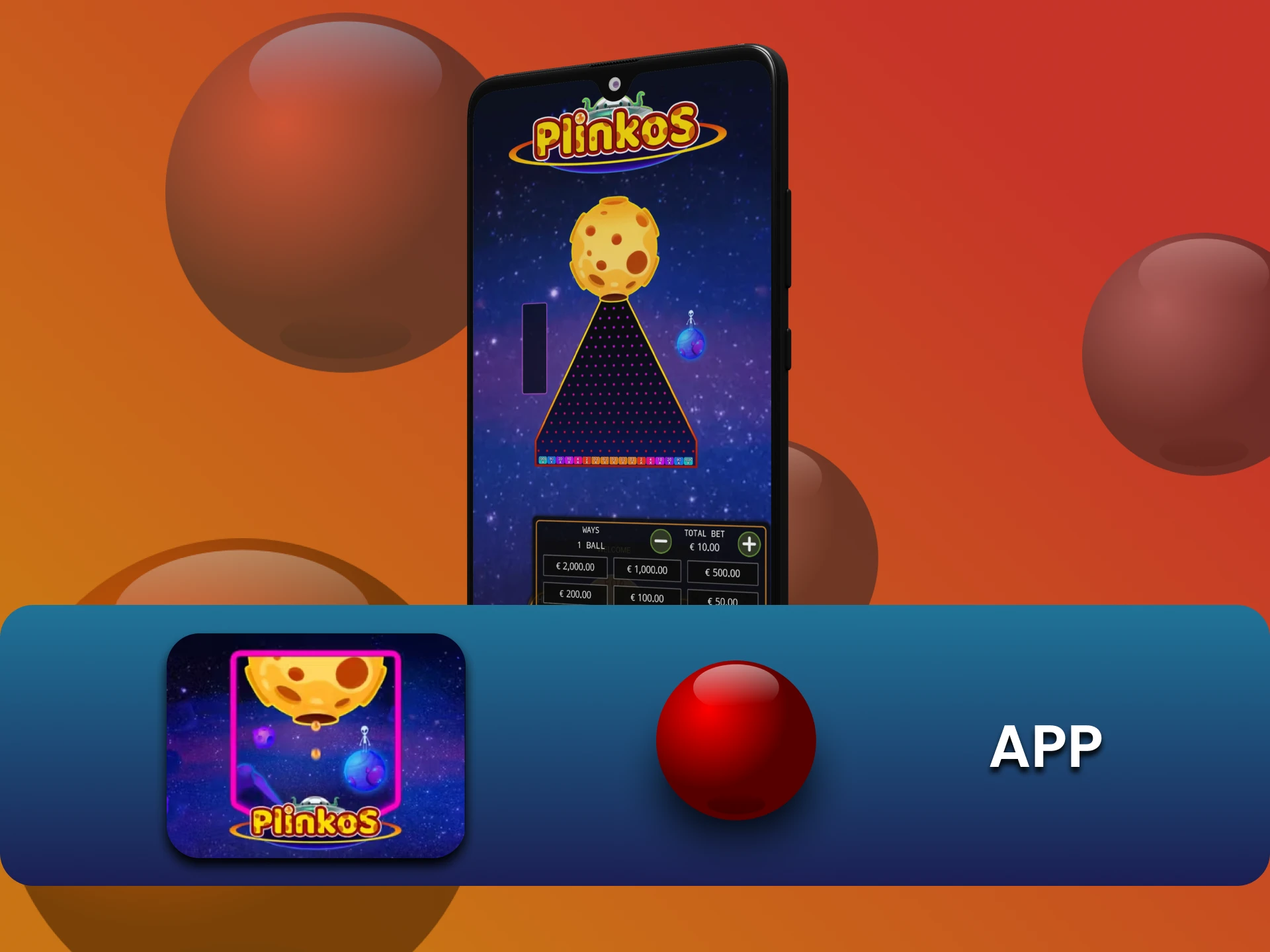 Download the application to play PlinkoS.