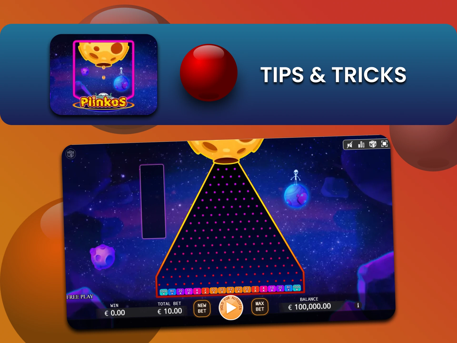 Learn tricks for the game PlinkoS.