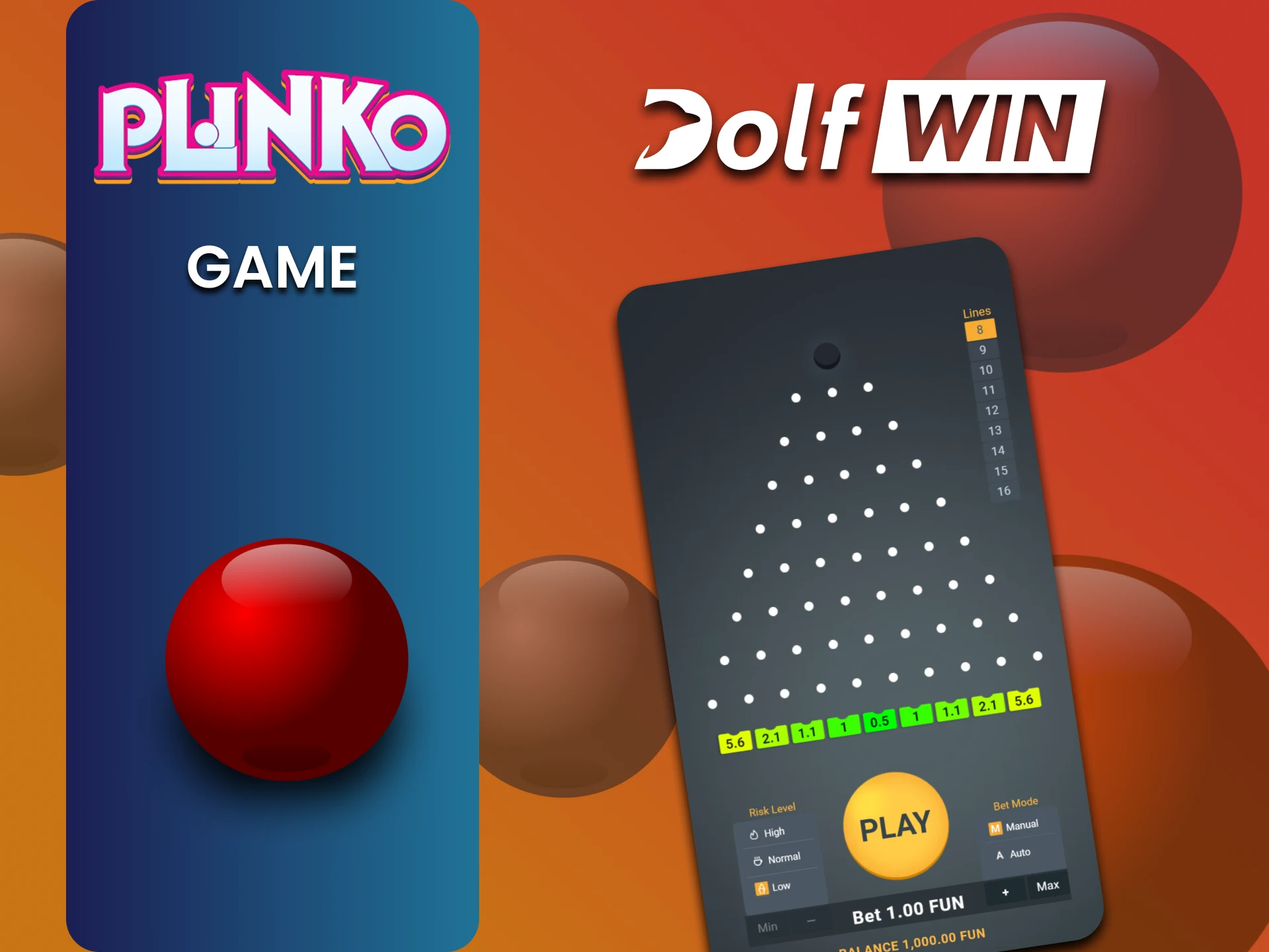 We will tell you everything about the Plinko game on Dolfwin.