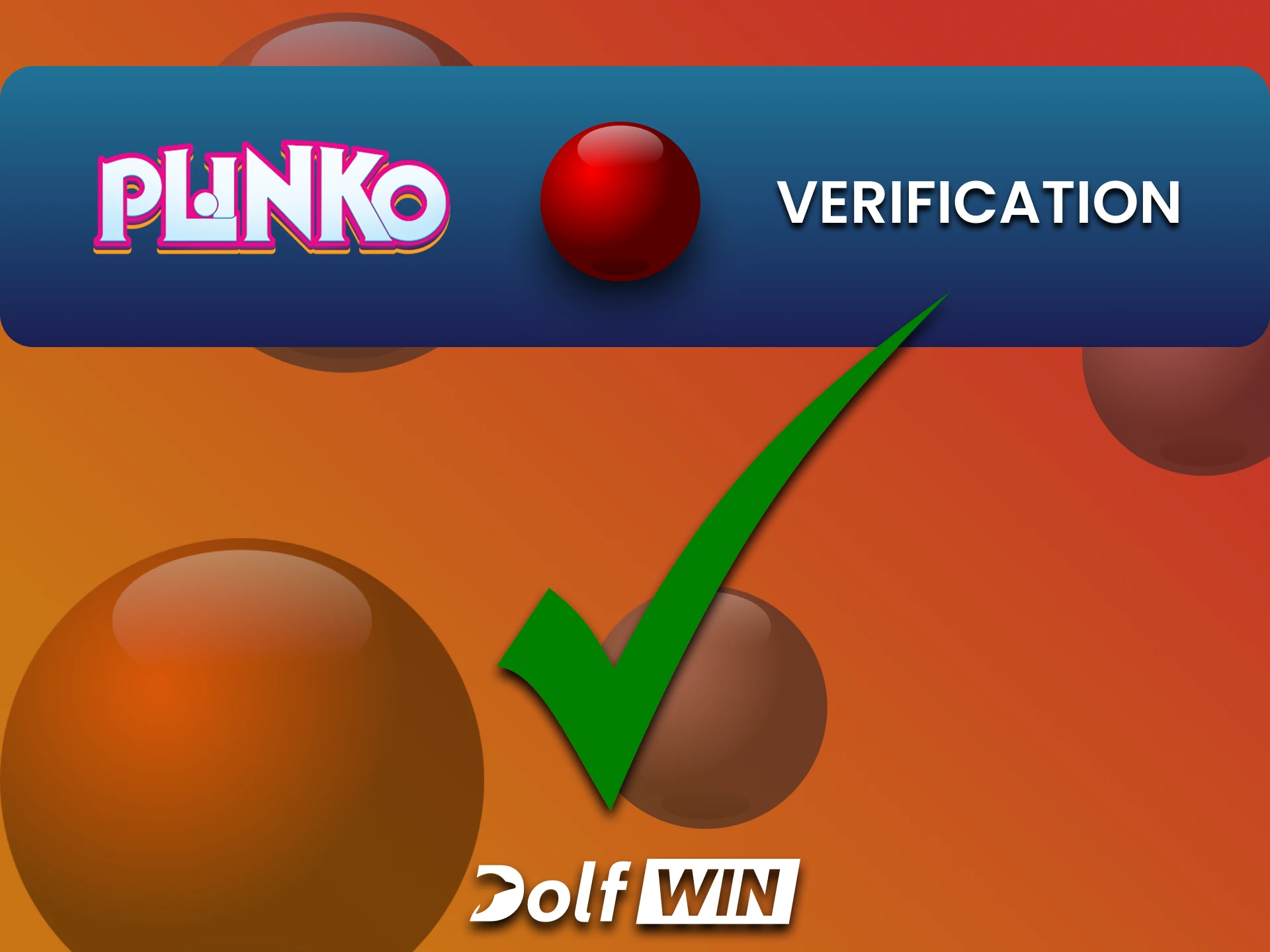 Fill out all the information on the Dolfwin website to play Plinko.