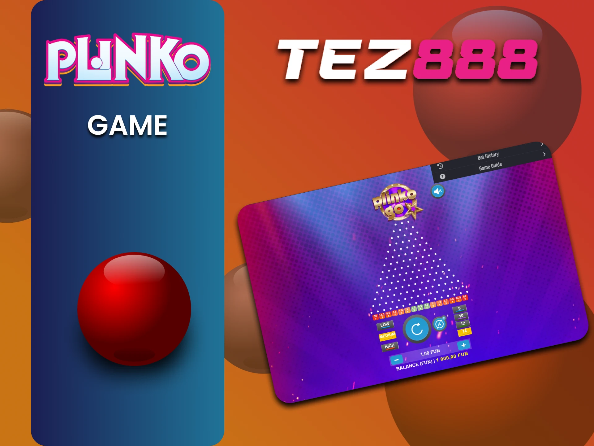Learn about the game Plinko on the Tez888 website.