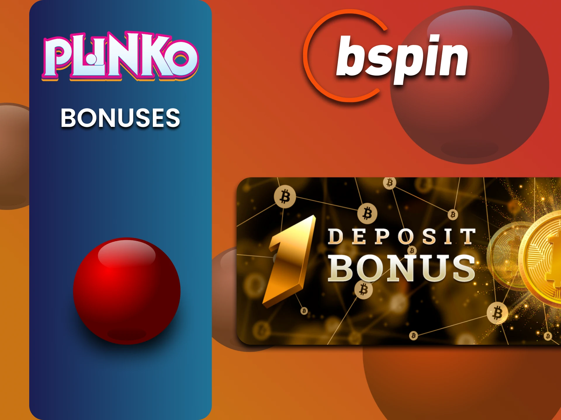 Get bonuses for Plinko from Bspin.