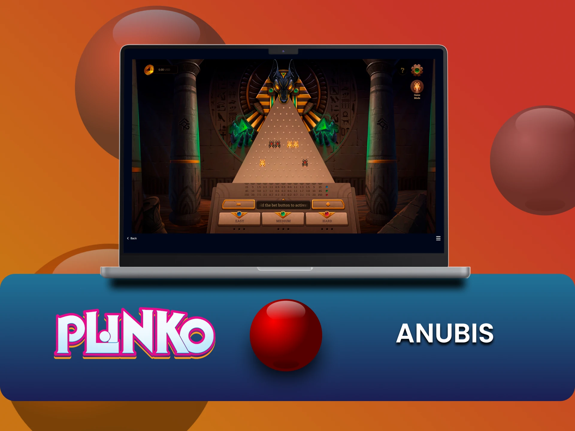 Try the Plinko Anubis version of the game.