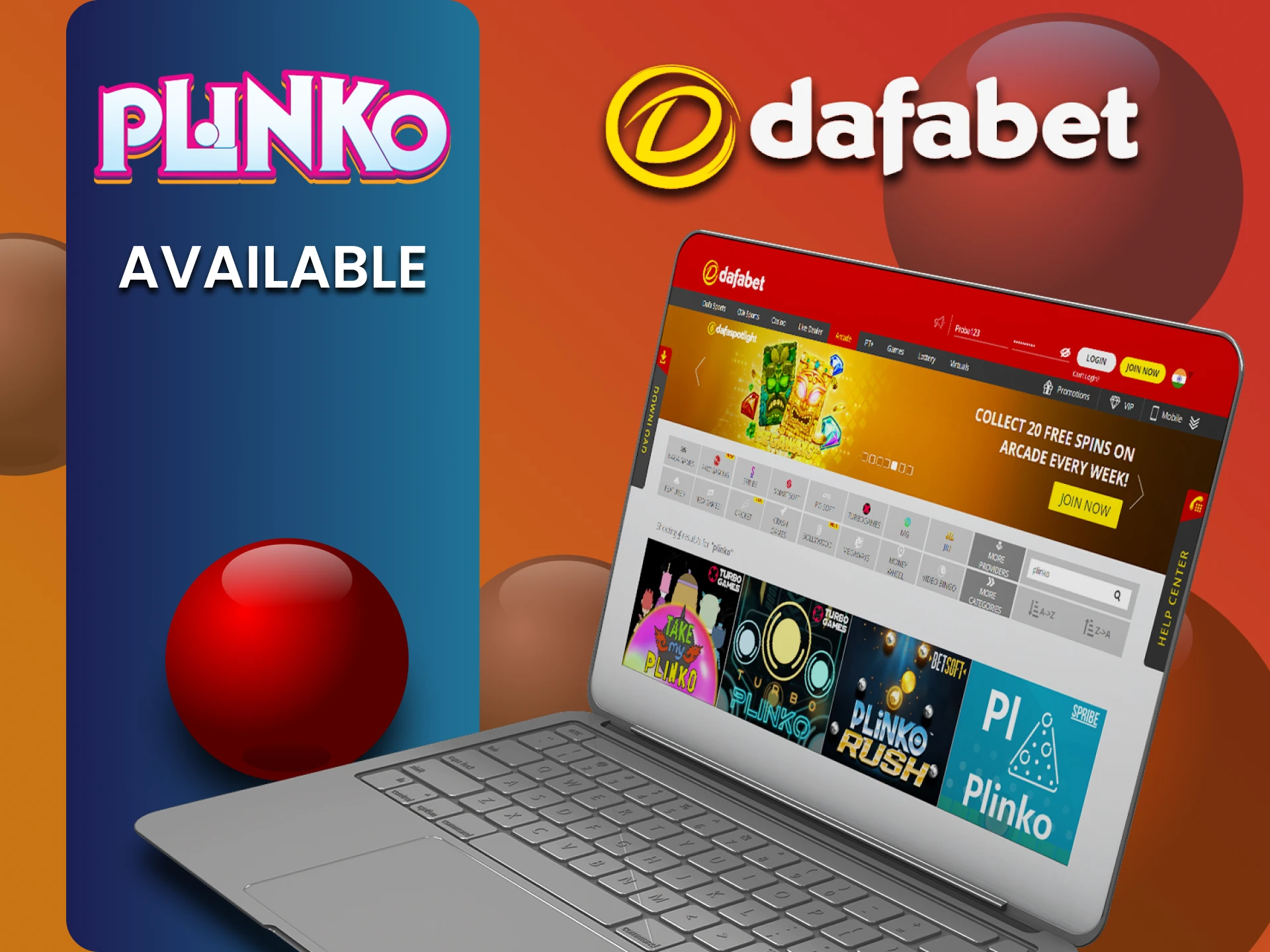 We will show you what types of Plinko are available on Dafabet.