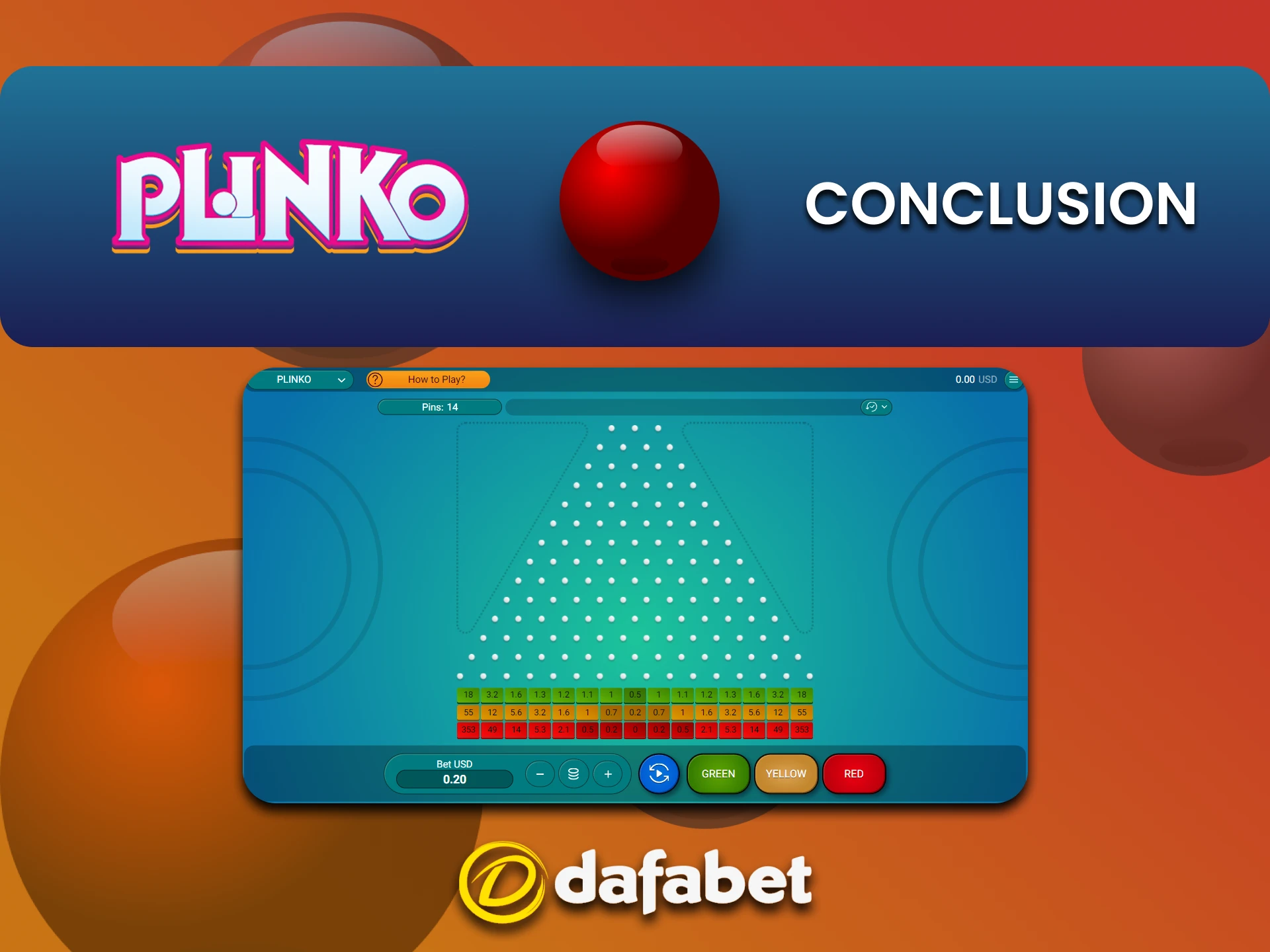 Dafabet is ideal for playing Plinko.
