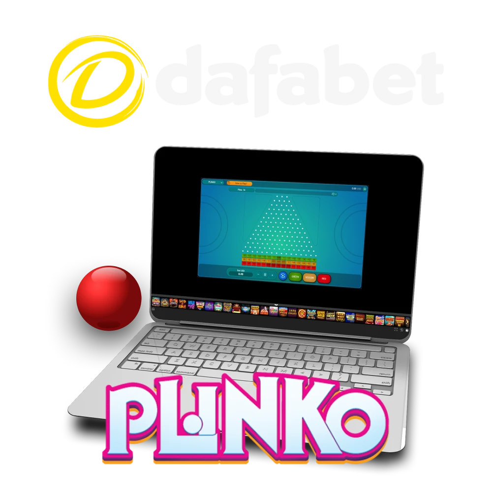 To play Plinko, choose Dafabet.
