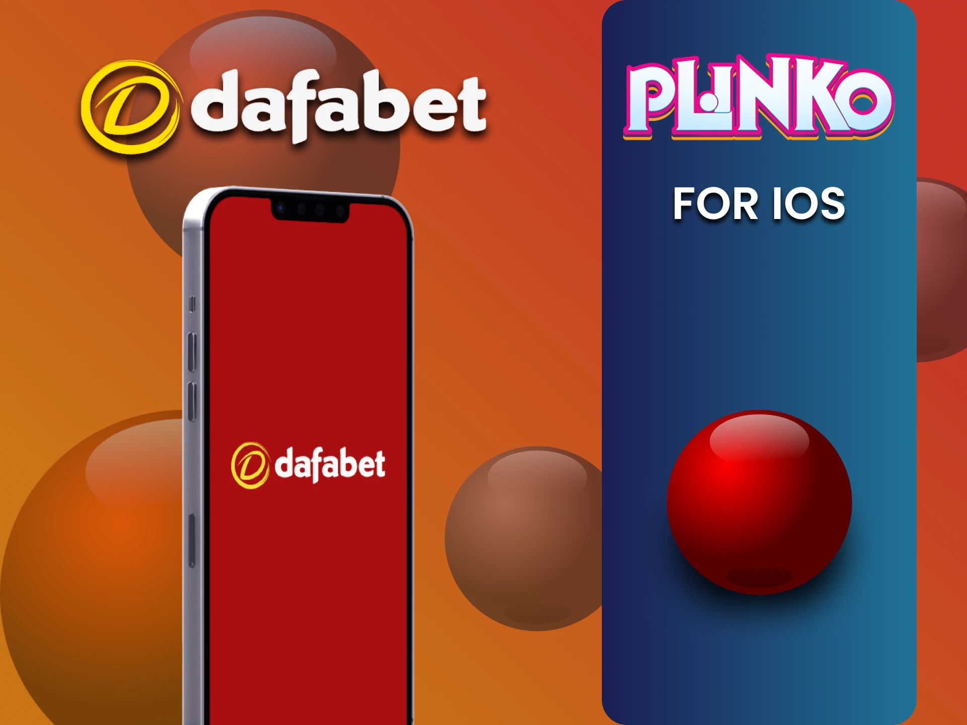 Download the Dafabet app to play Plinko on iOS.