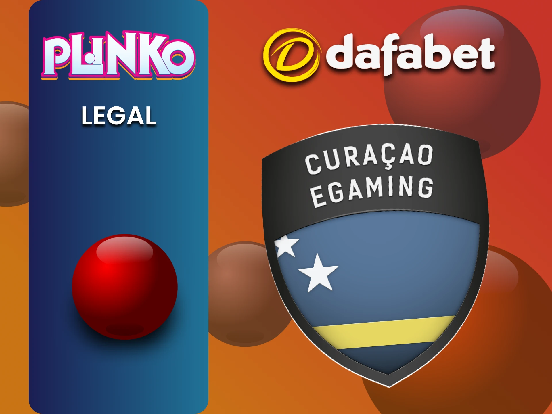 Dafabet has a license to play Plinko.