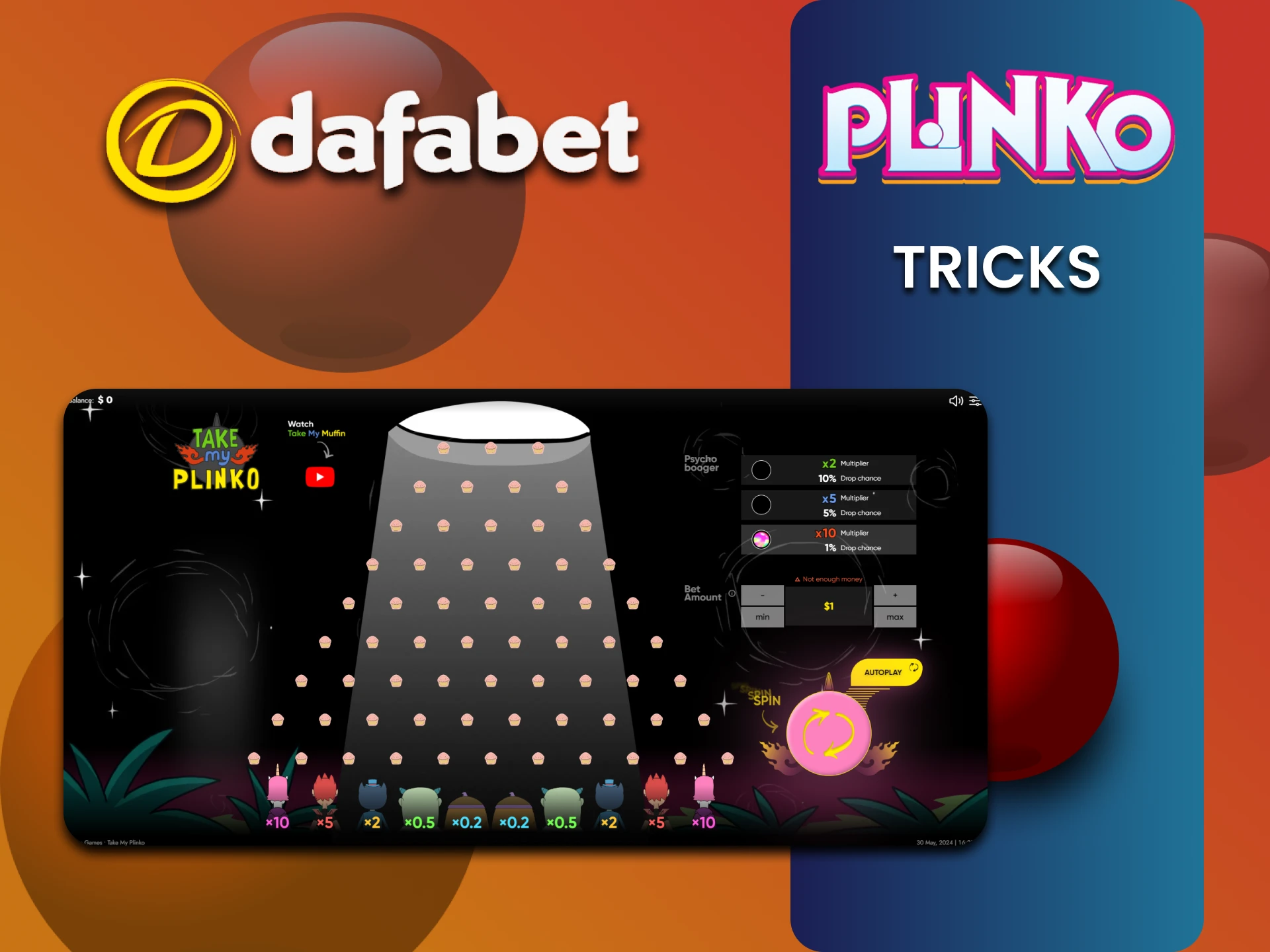 Learn tricks to win Plinko from Dafabet.