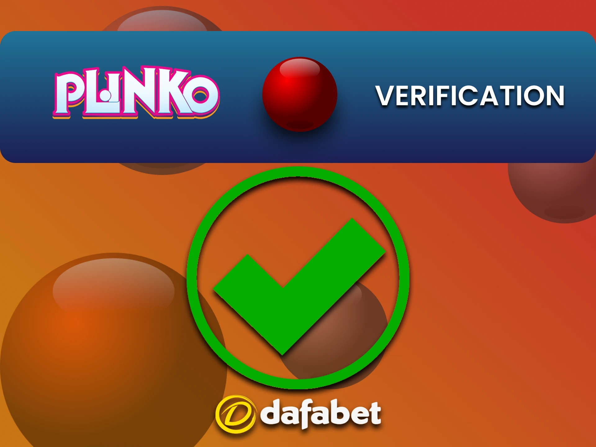Fill in all the information to play Plinko on Dafabet.