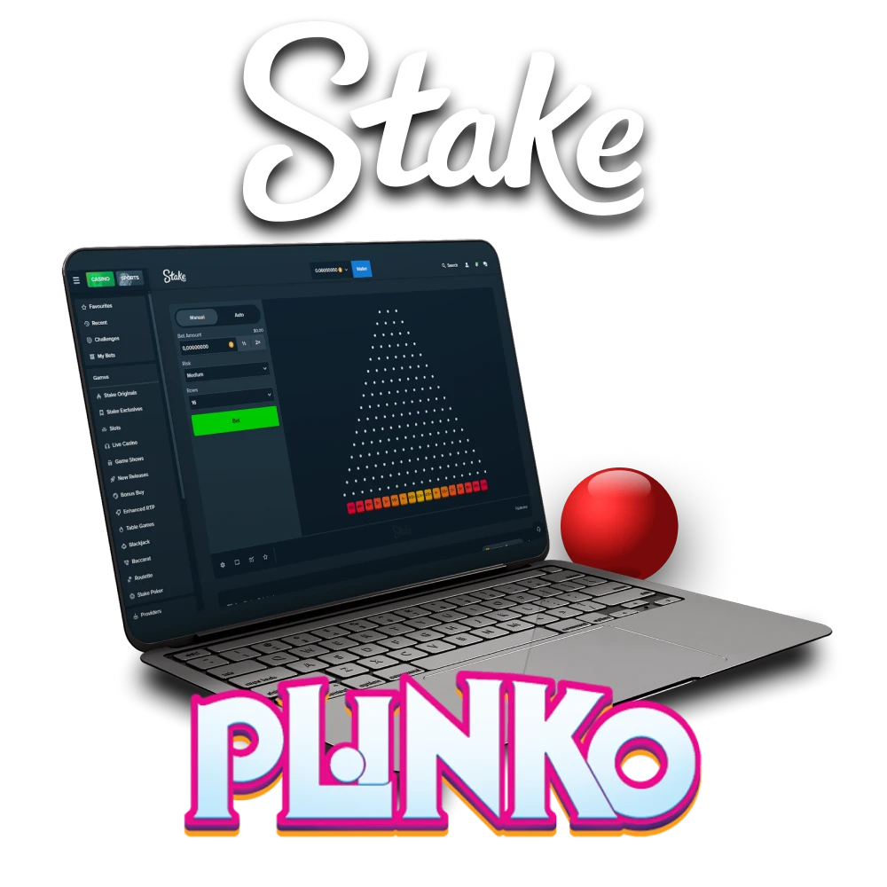 Choose Stake Casino to play Plinko.