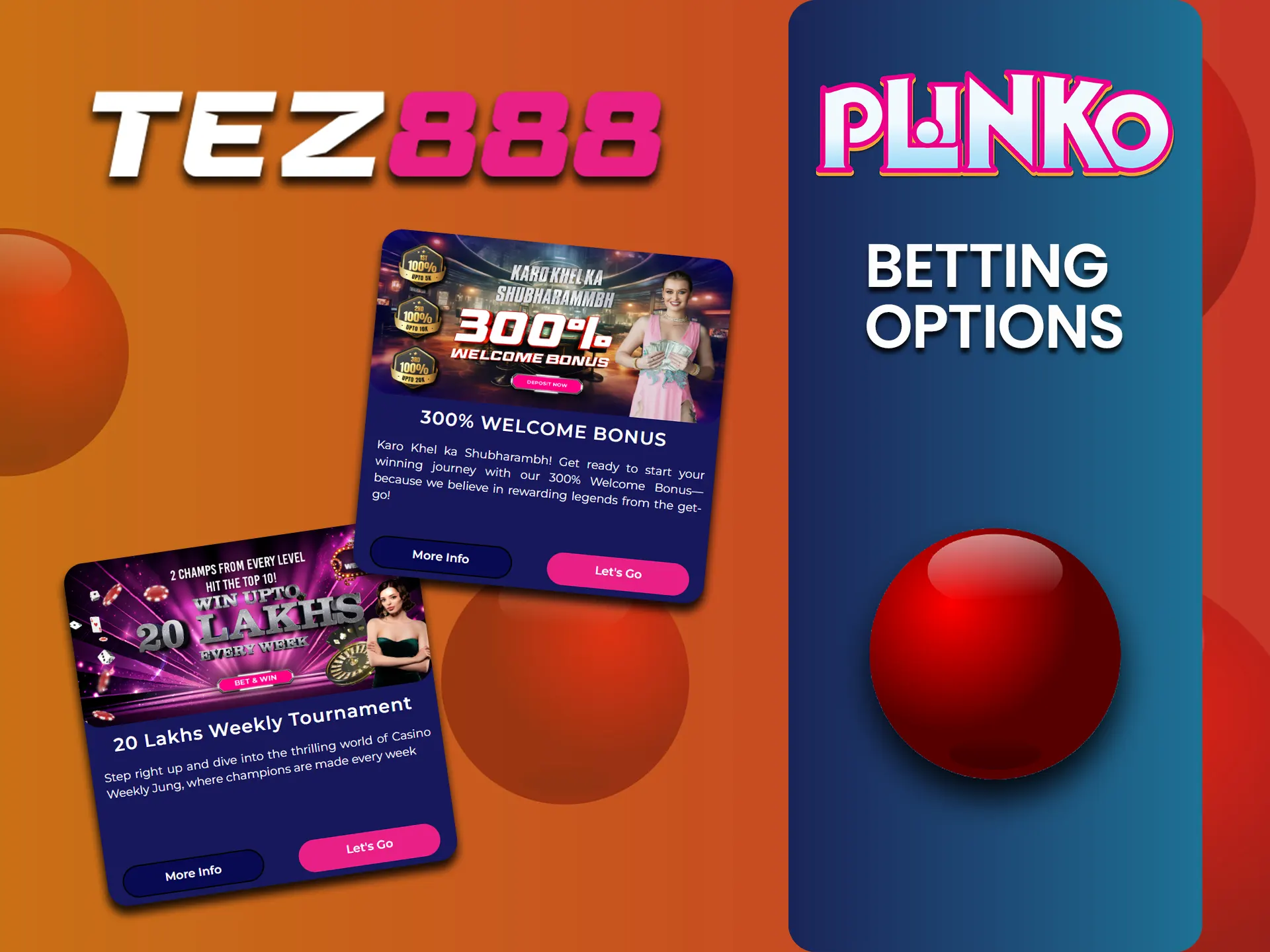 Claim your bonus immediately after signing up at Plinko Tez888.