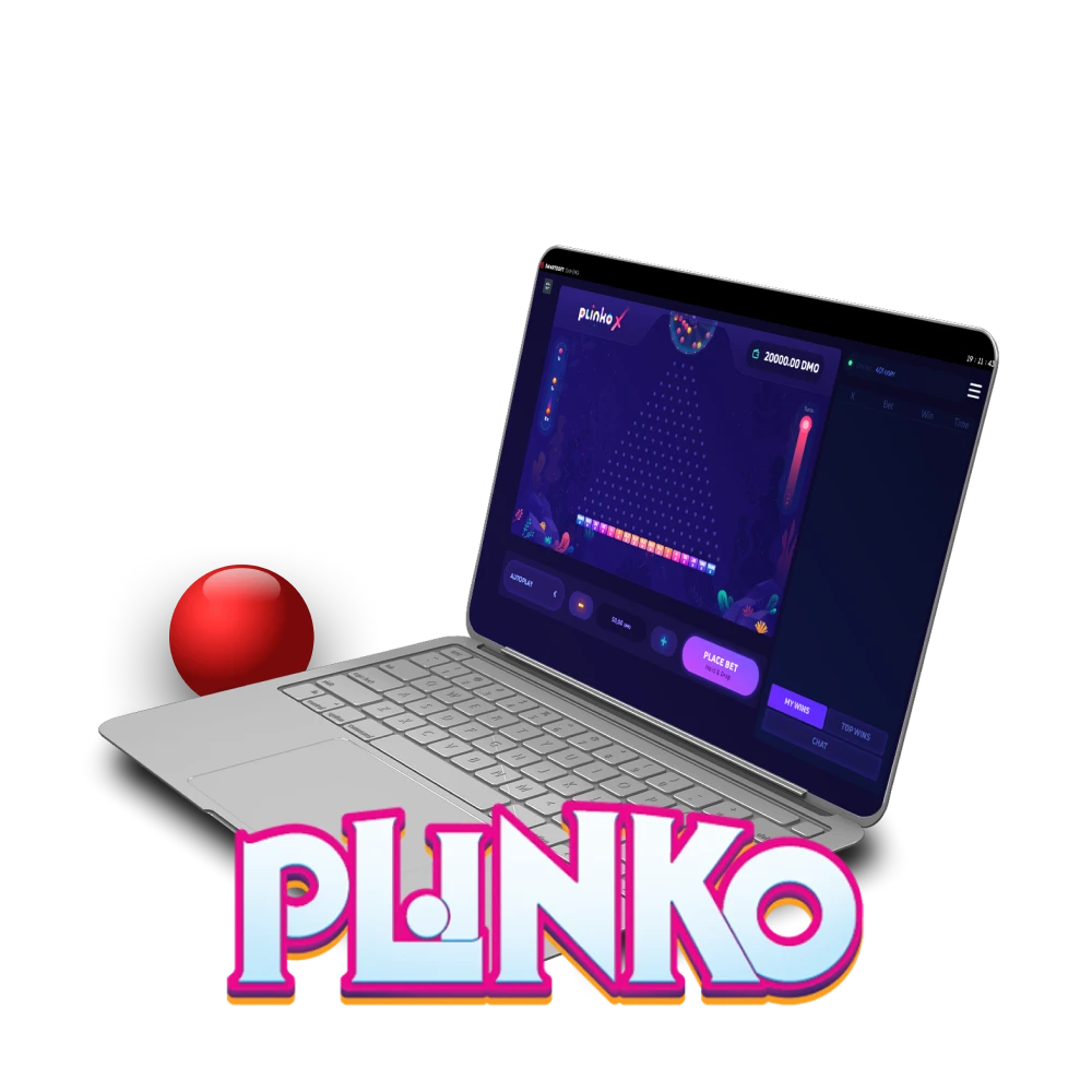 To play Plinko, choose Bsports.