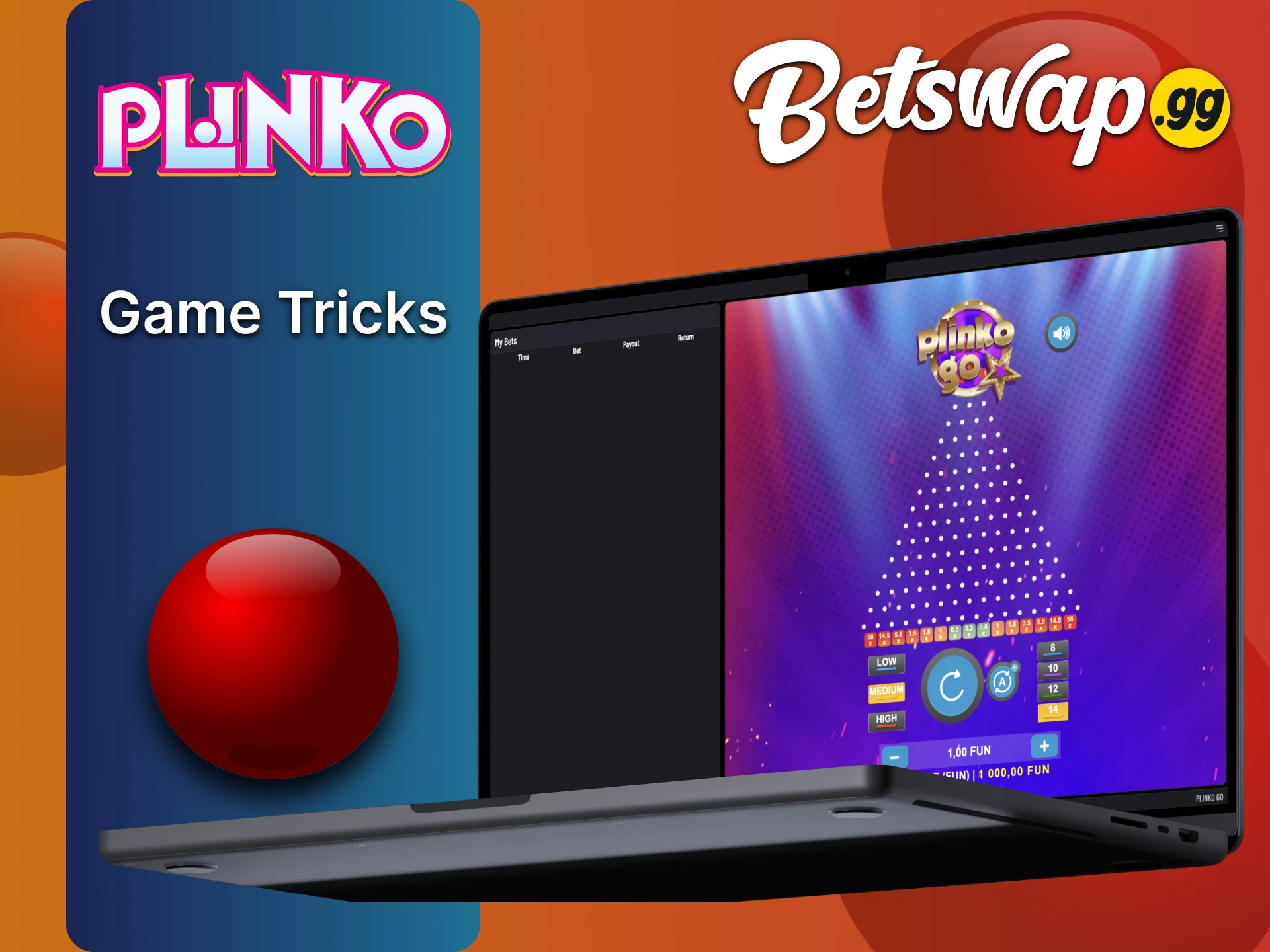 Increase your chances of success at Betswap Plinko.