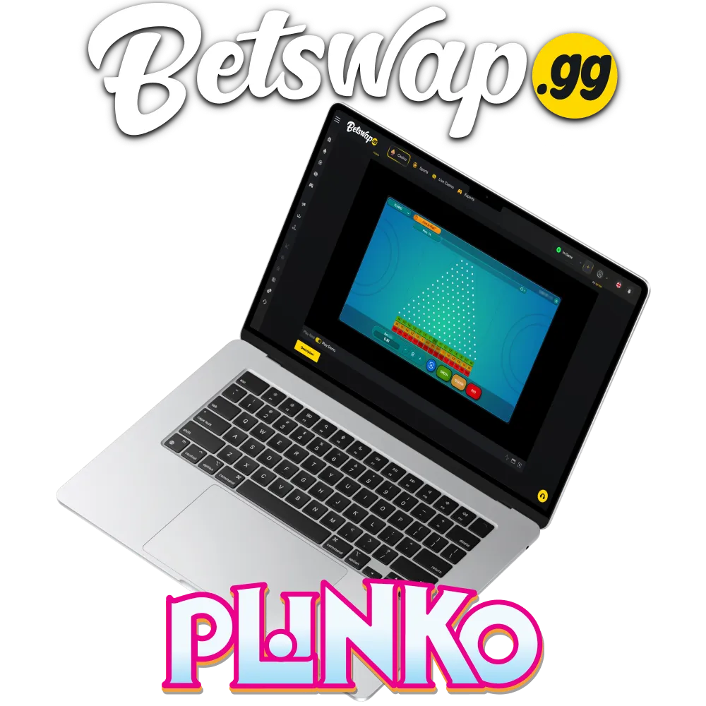 Play Plinko game online at Betswap platform.