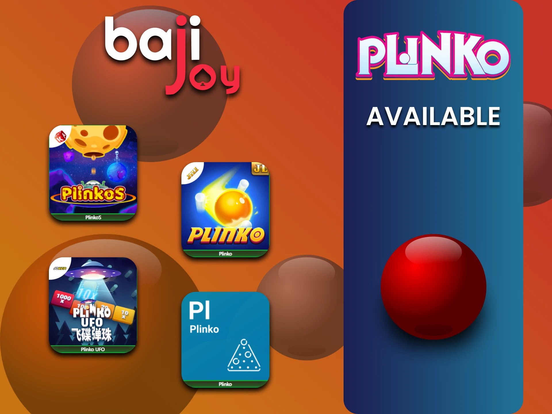 Find your favorite Plinko variant on Bajijoy.